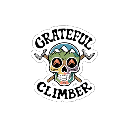 Grateful Climber Stickers