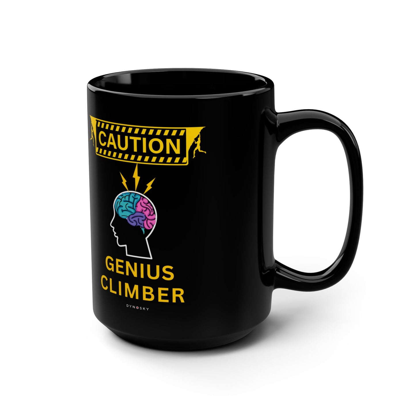 Caution: Genius Climber Mug