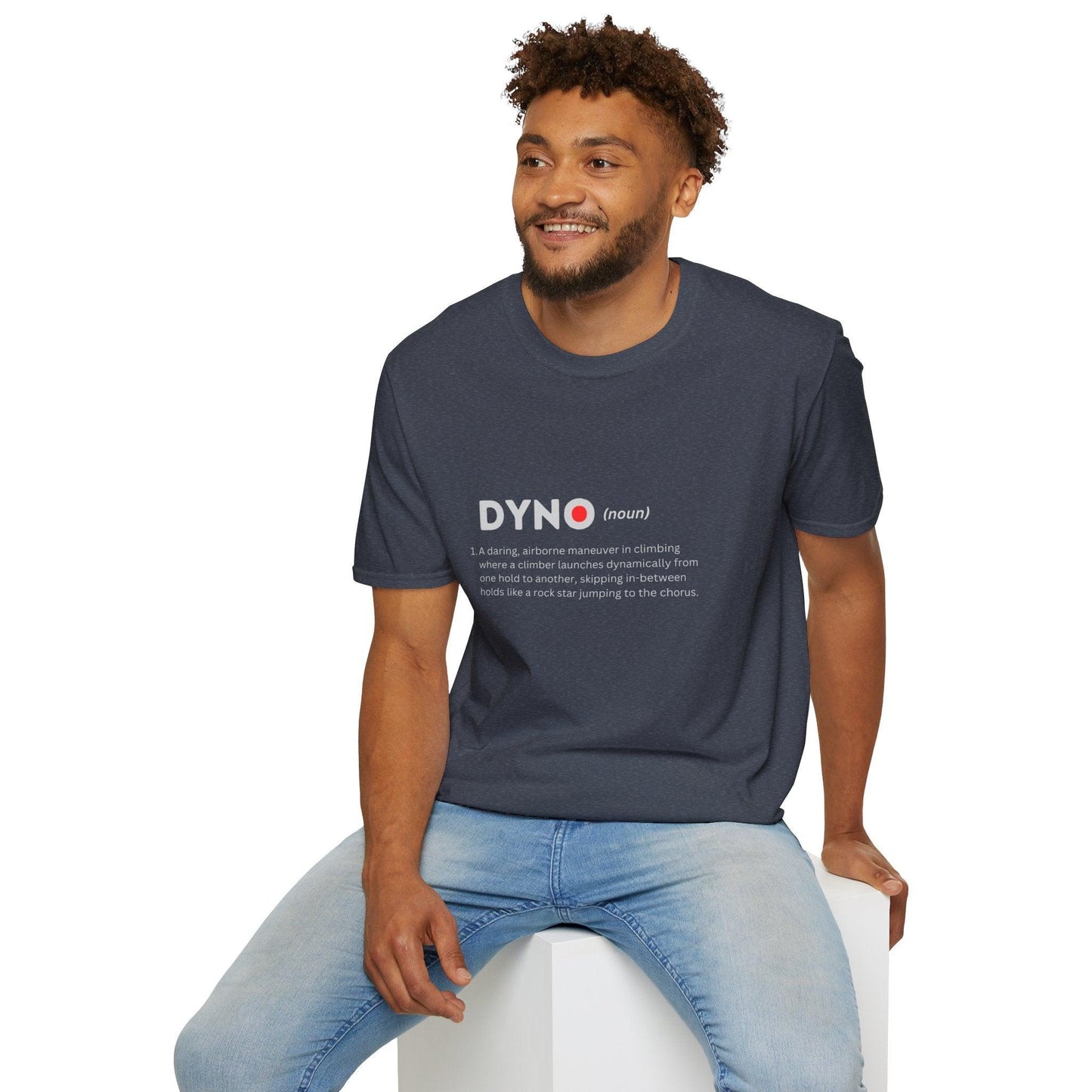 Dyno Definition Climber Shirt - Dyno Sky