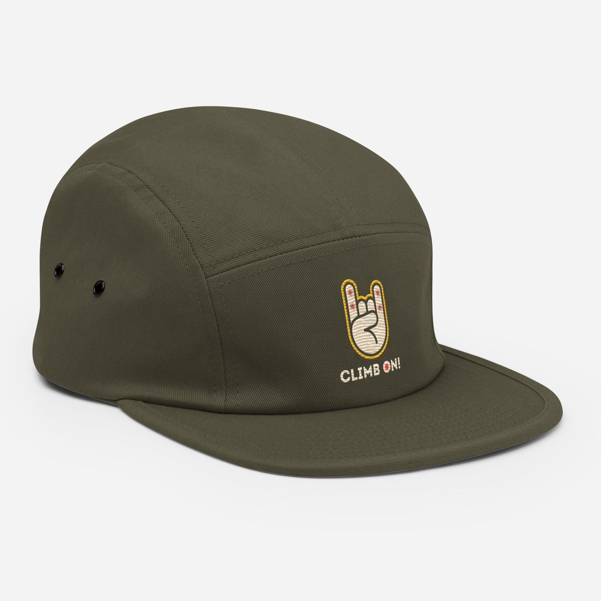 Climb On Bloody Fingers Five Panel Cap - Dyno Sky