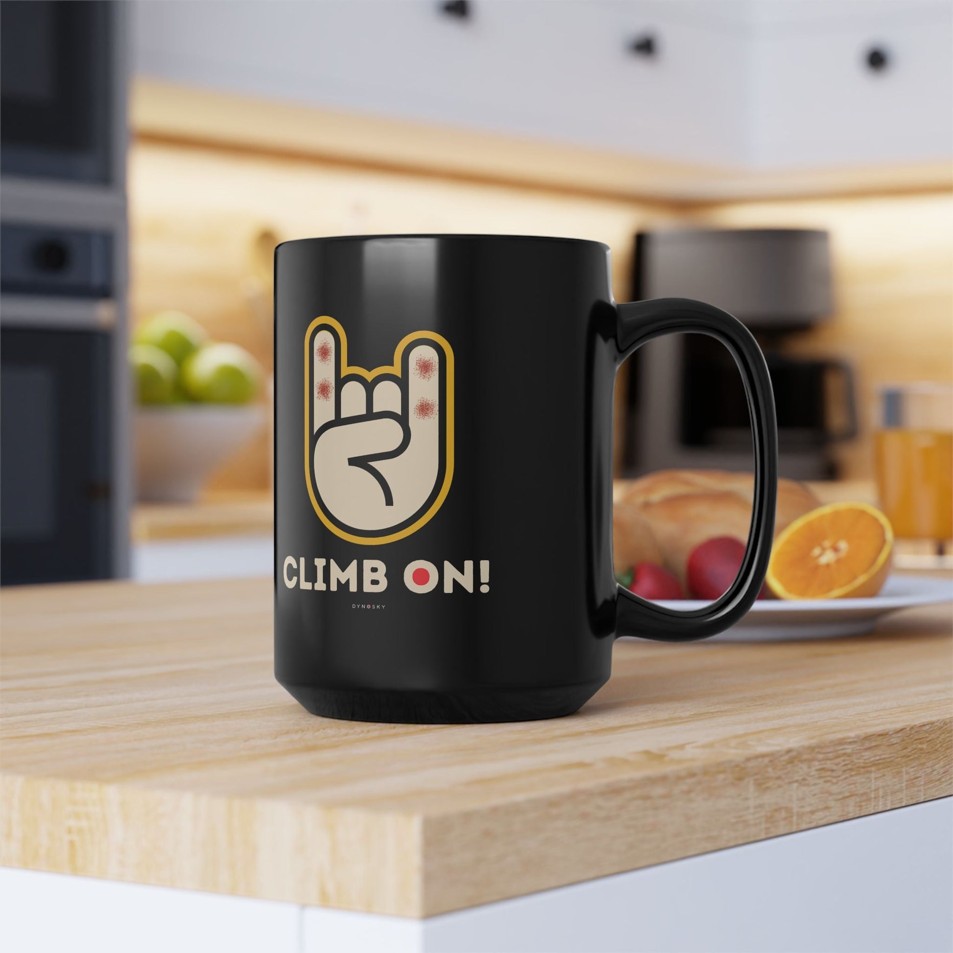 Climb On Bloody Fingers Mug - Dyno Sky