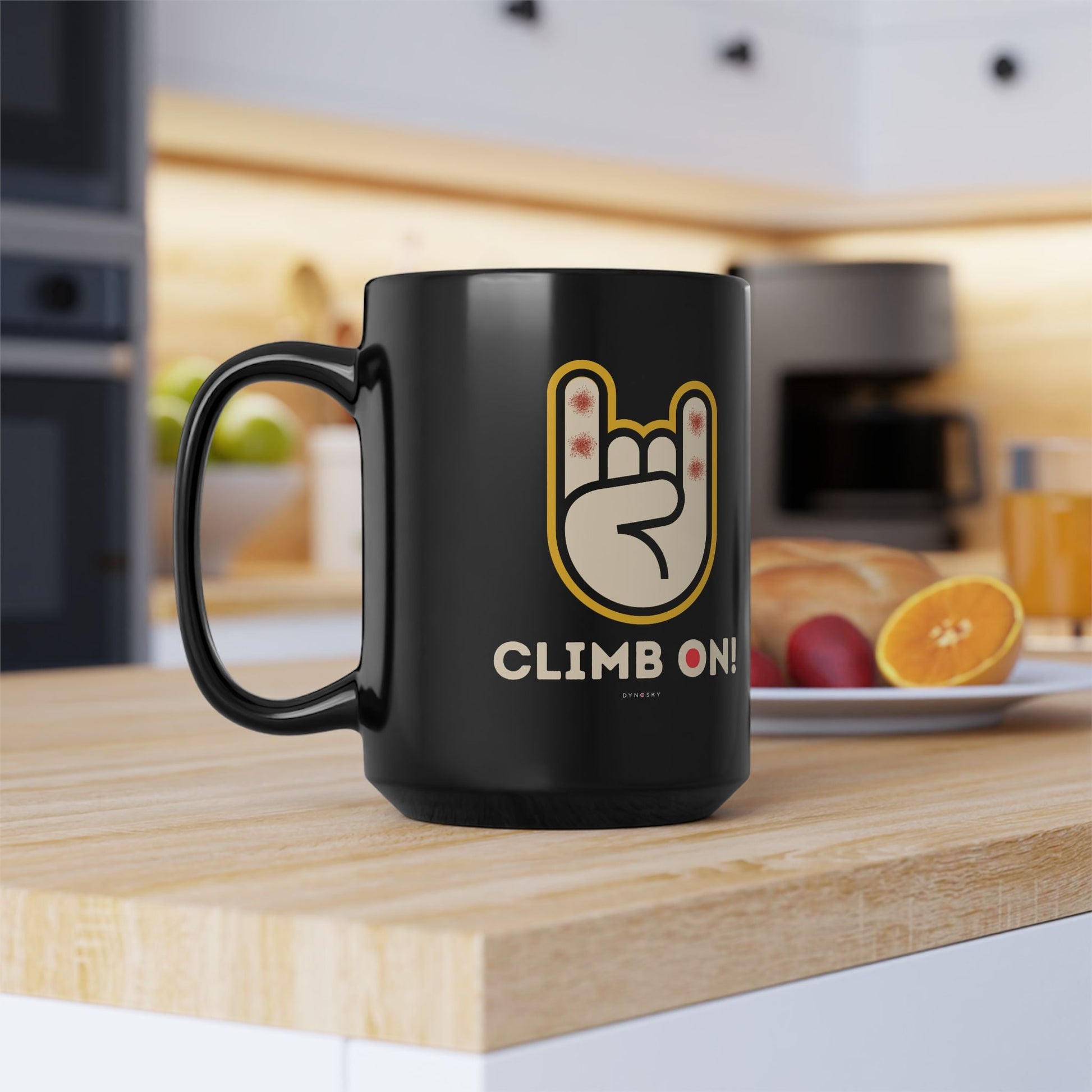 Climb On Bloody Fingers Mug - Dyno Sky