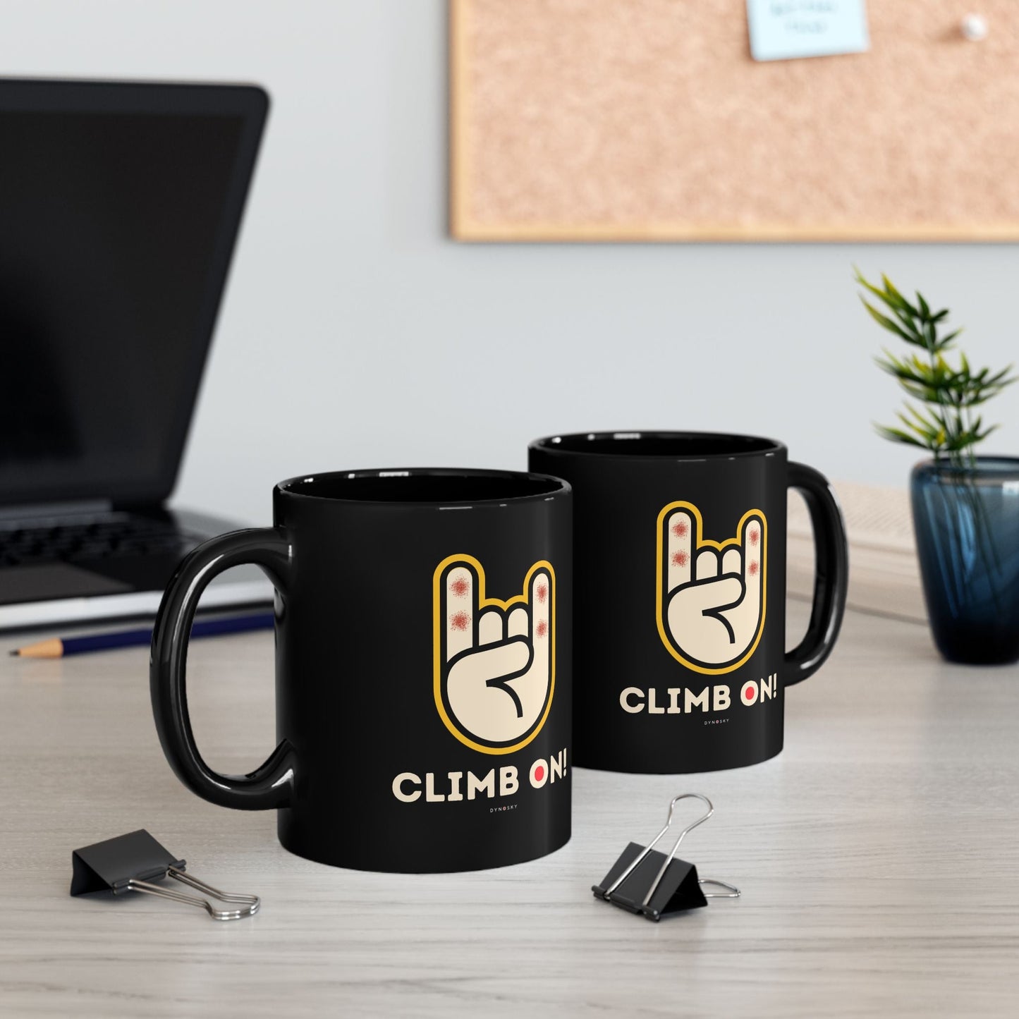 Climb On Bloody Fingers Mug - Dyno Sky