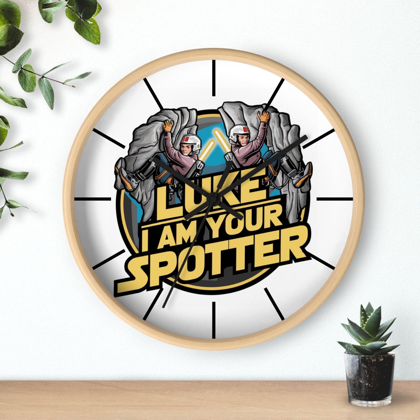 Climber's Timekeeper Wall Clocks - Dyno Sky