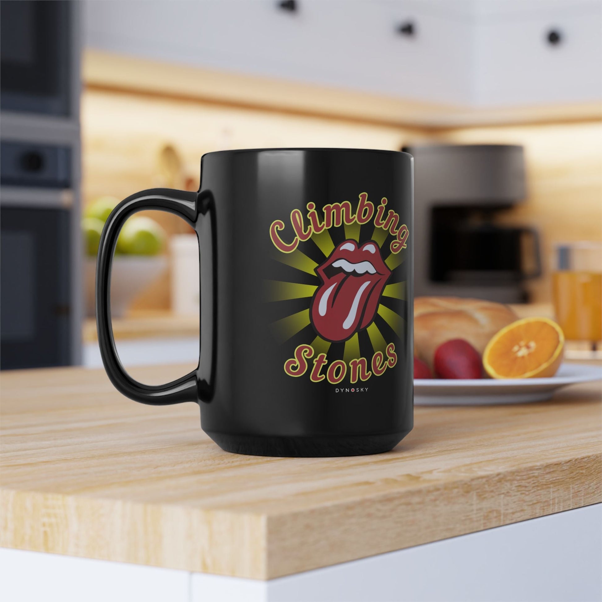 Climbing Stones Rockin' Coffee Mug - Dyno Sky