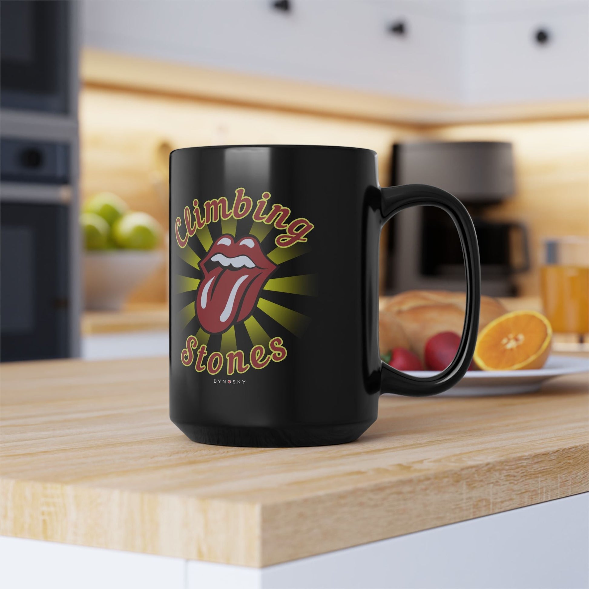 Climbing Stones Rockin' Coffee Mug - Dyno Sky