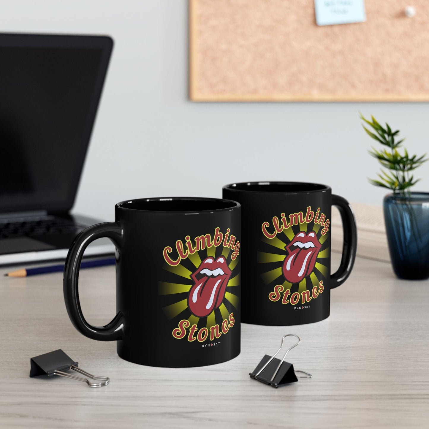 Climbing Stones Rockin' Coffee Mug - Dyno Sky