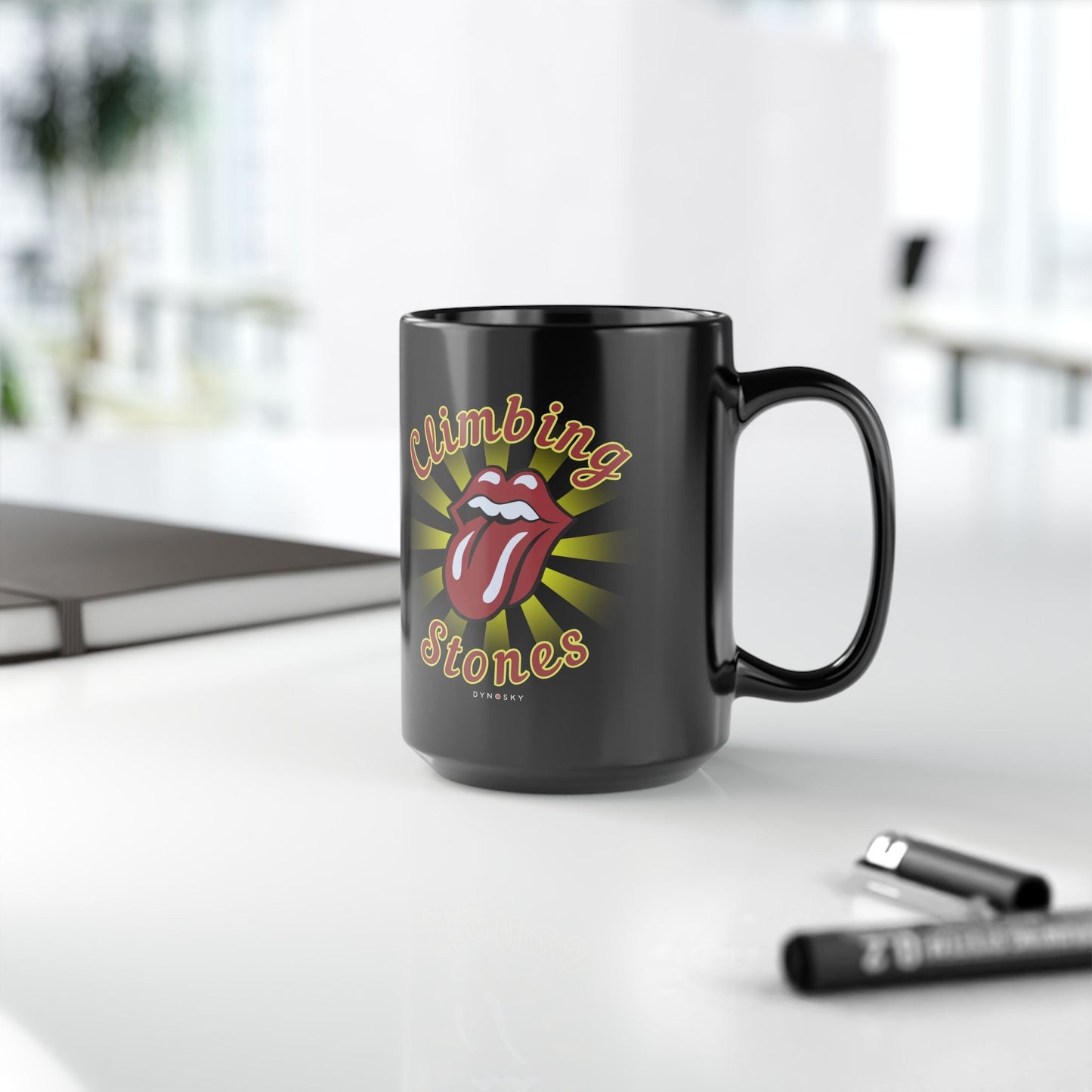 Climbing Stones Rockin' Coffee Mug - Dyno Sky