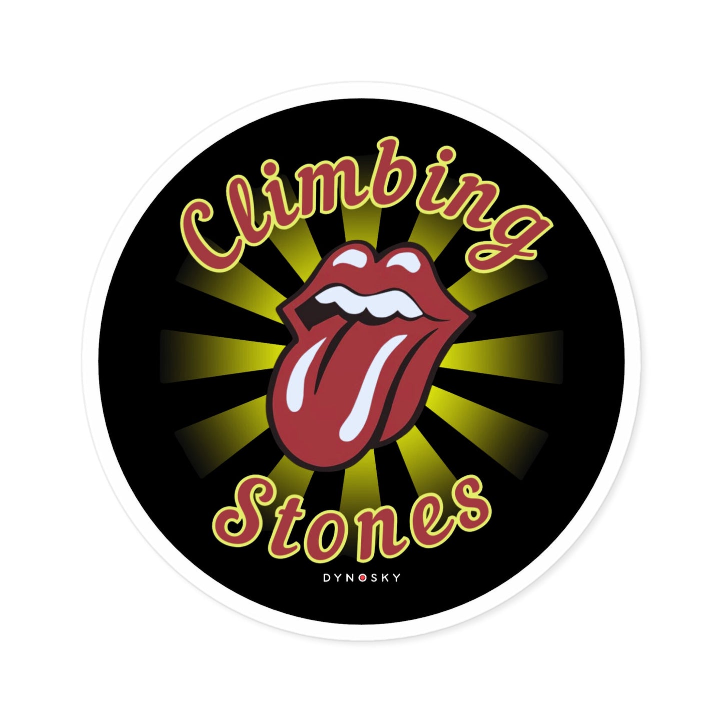 Climbing Stones Rockin' Sticker - Dyno Sky