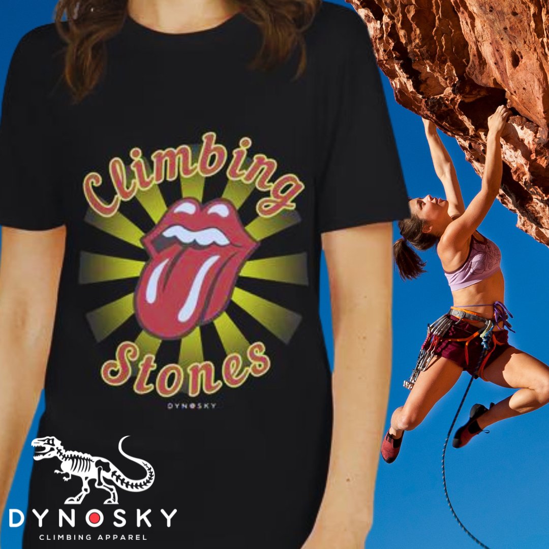 Climbing Stones Rockin' T-Shirt - Dyno Sky