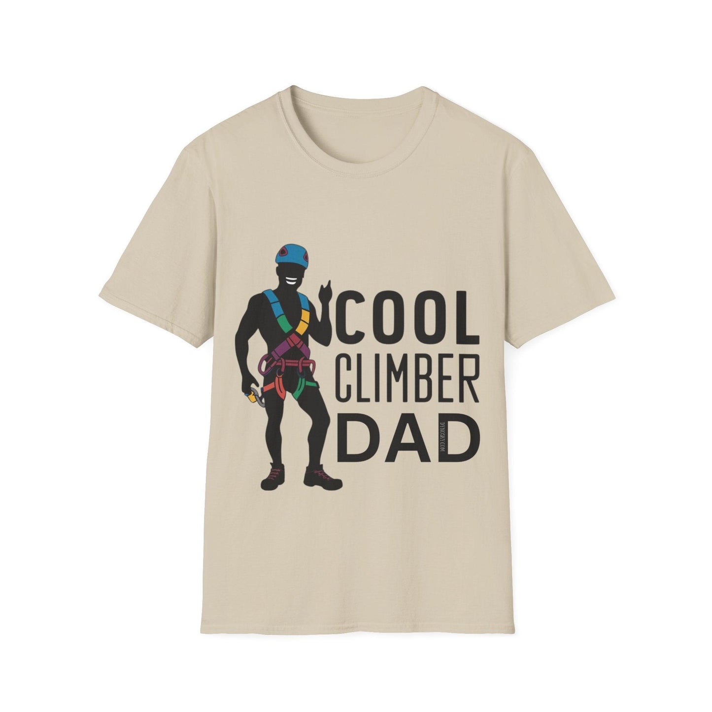 Cool Climber Dad Heather Shirt - Dyno Sky