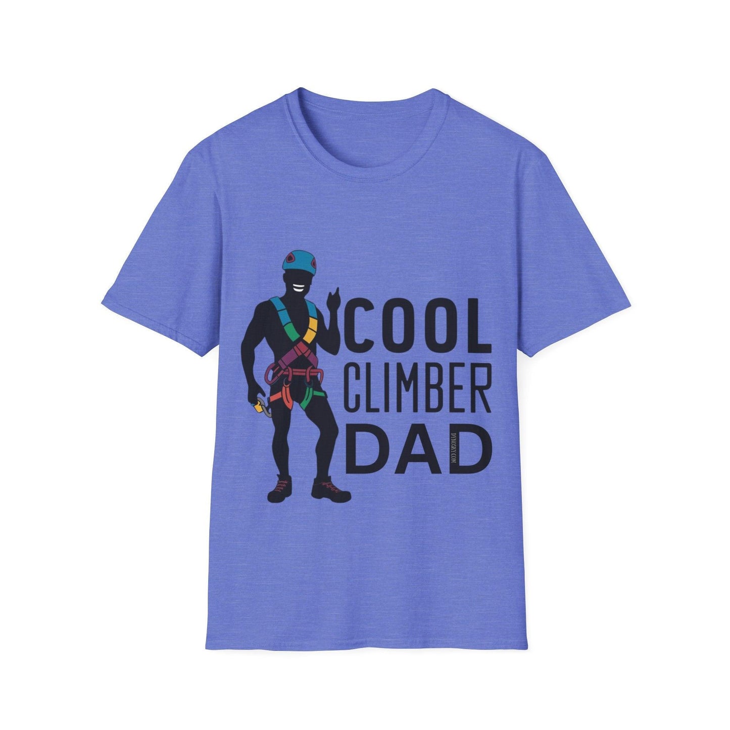 Cool Climber Dad Heather Shirt - Dyno Sky