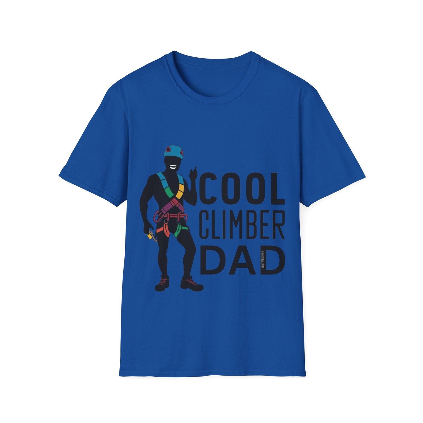 Cool Climber Dad Heather Shirt - Dyno Sky