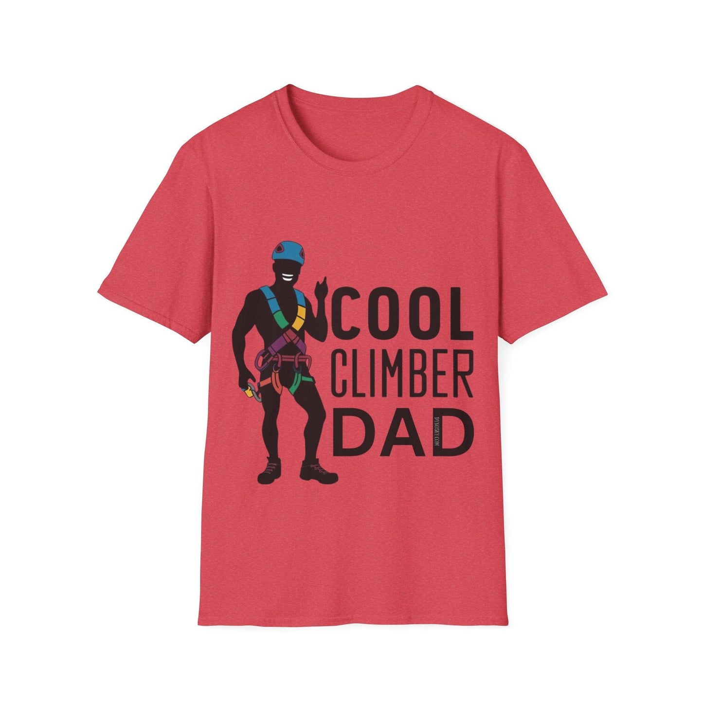 Cool Climber Dad Heather Shirt - Dyno Sky