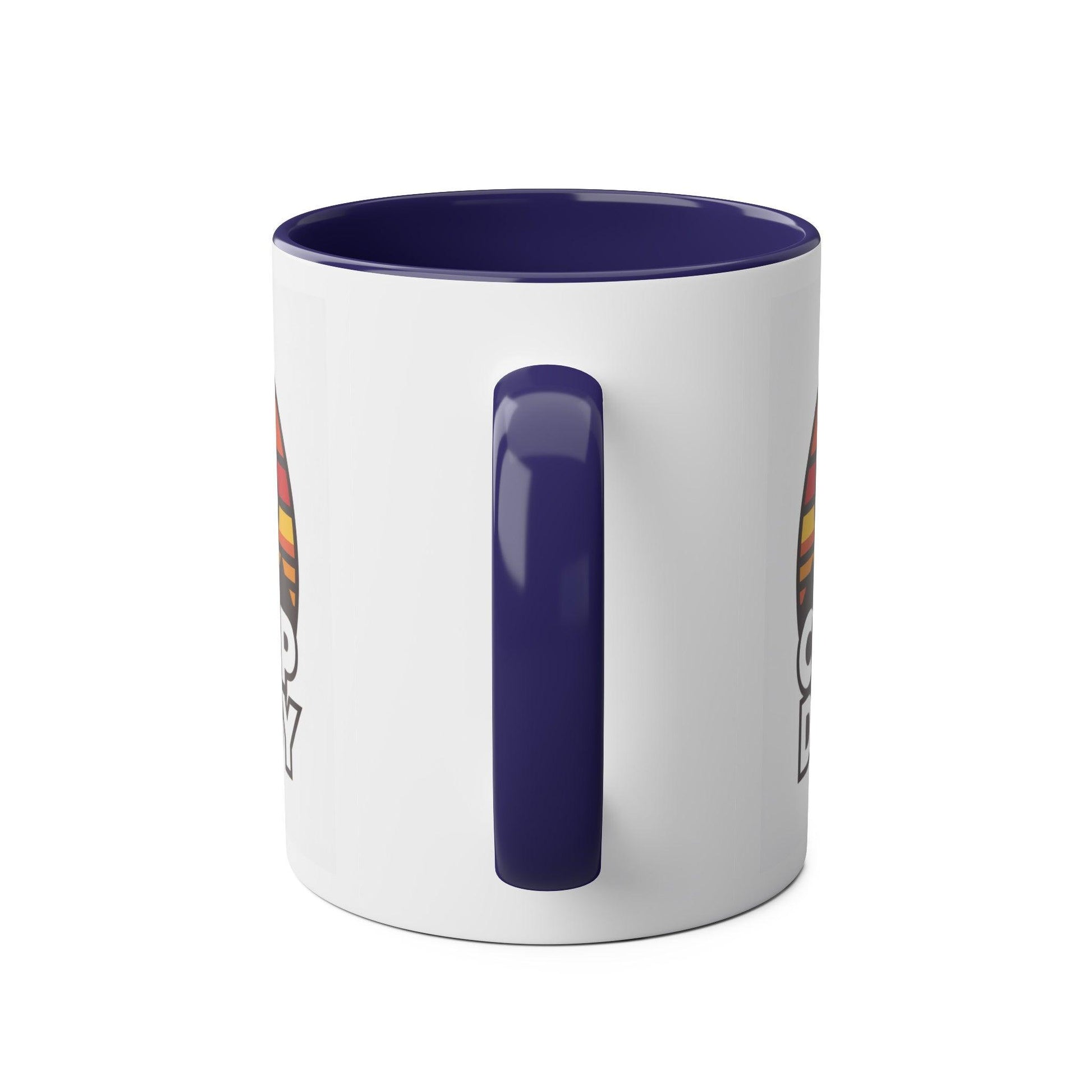 Crimp Daddy Ceramic 2 Tone Mug - Dyno Sky