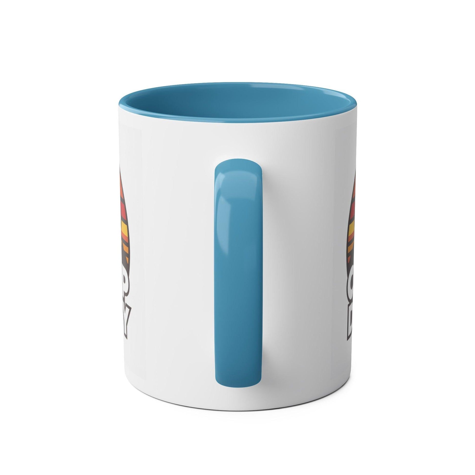 Crimp Daddy Ceramic 2 Tone Mug - Dyno Sky