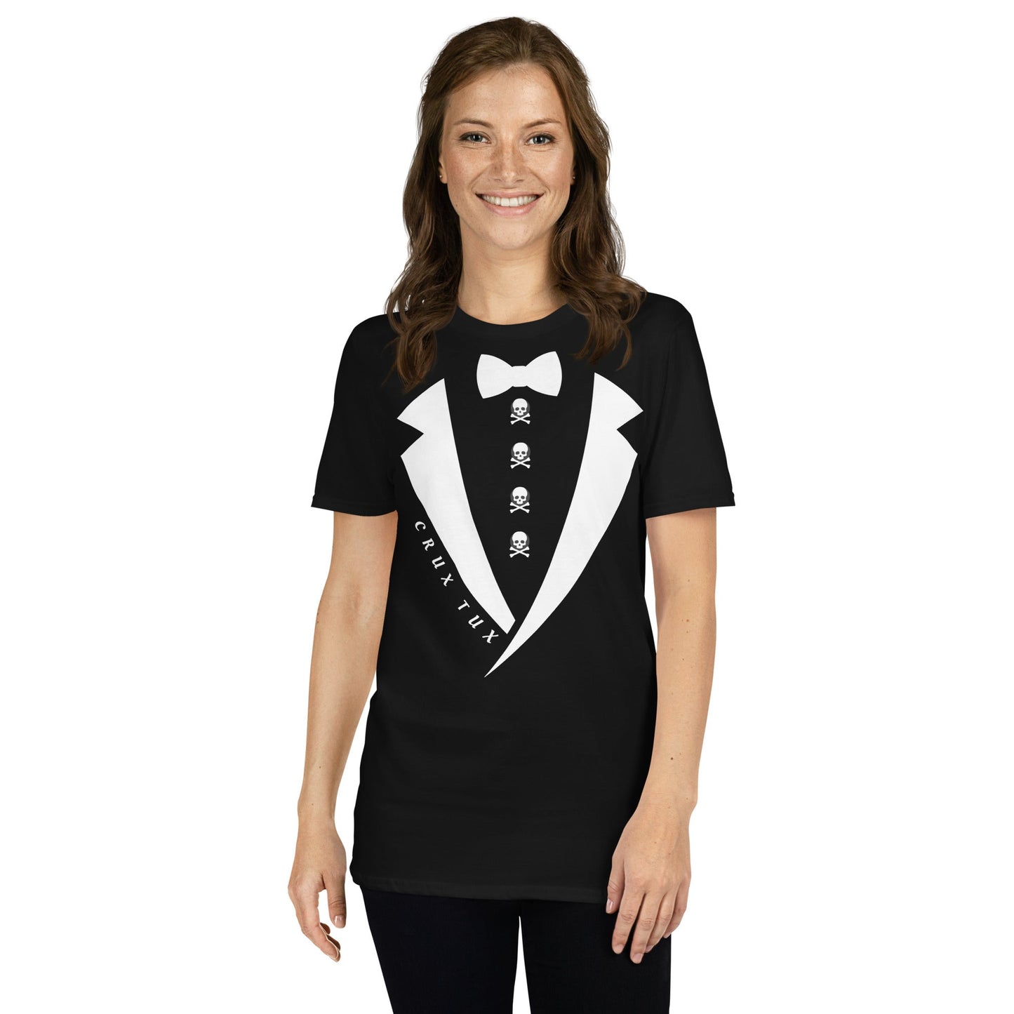 Crux Tux Skull T-Shirt - Dyno Sky