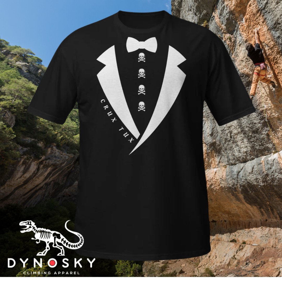 Crux Tux Skull T-Shirt - Dyno Sky