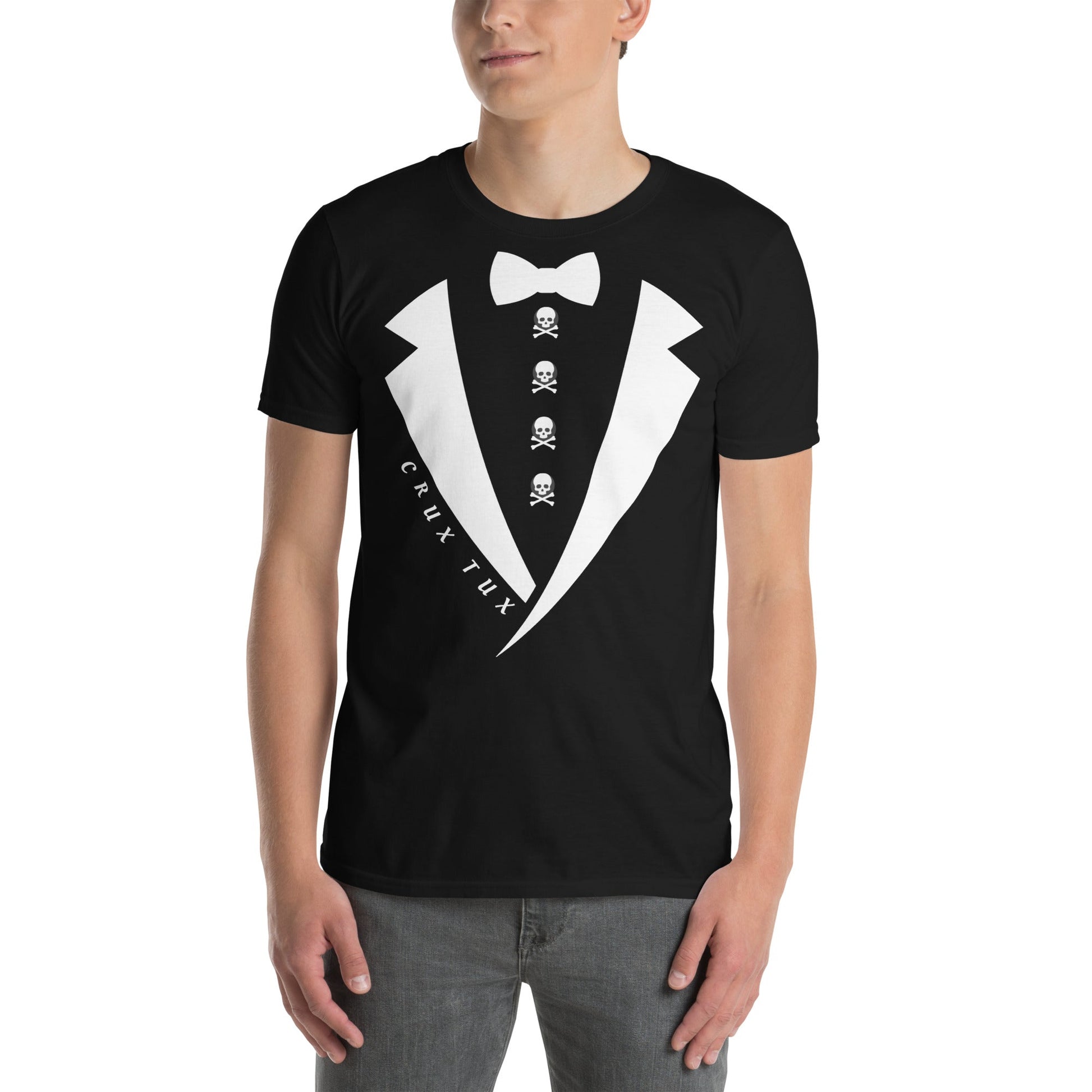 Crux Tux Skull T-Shirt - Dyno Sky