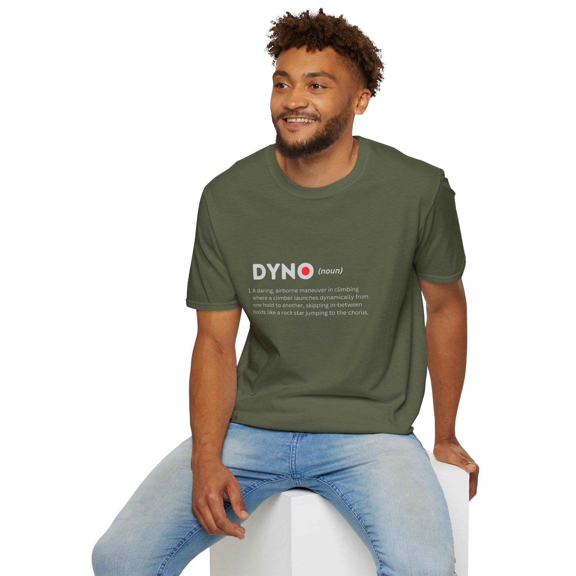 Dyno Definition Climber Shirt - Dyno Sky