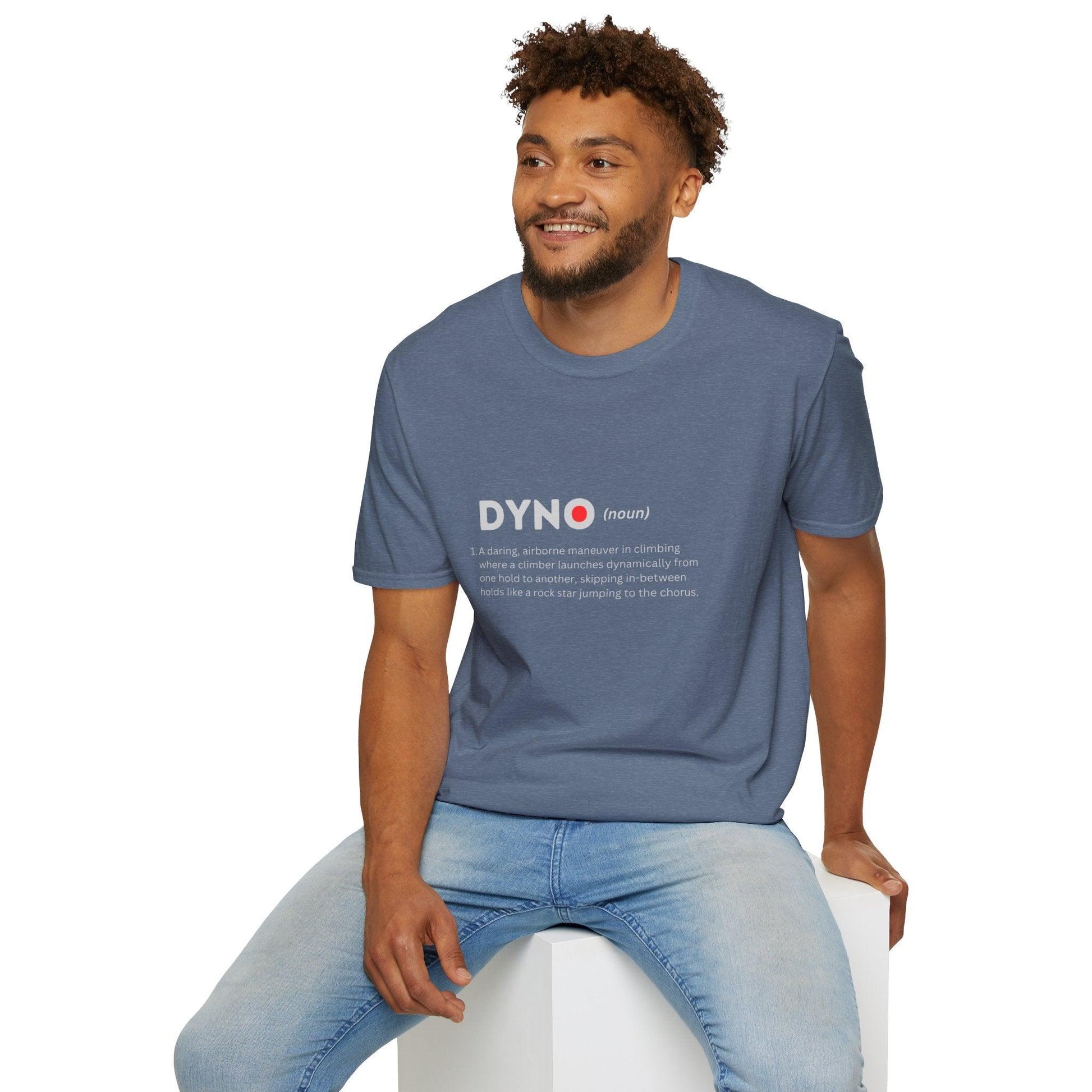 Dyno Definition Climber Shirt - Dyno Sky