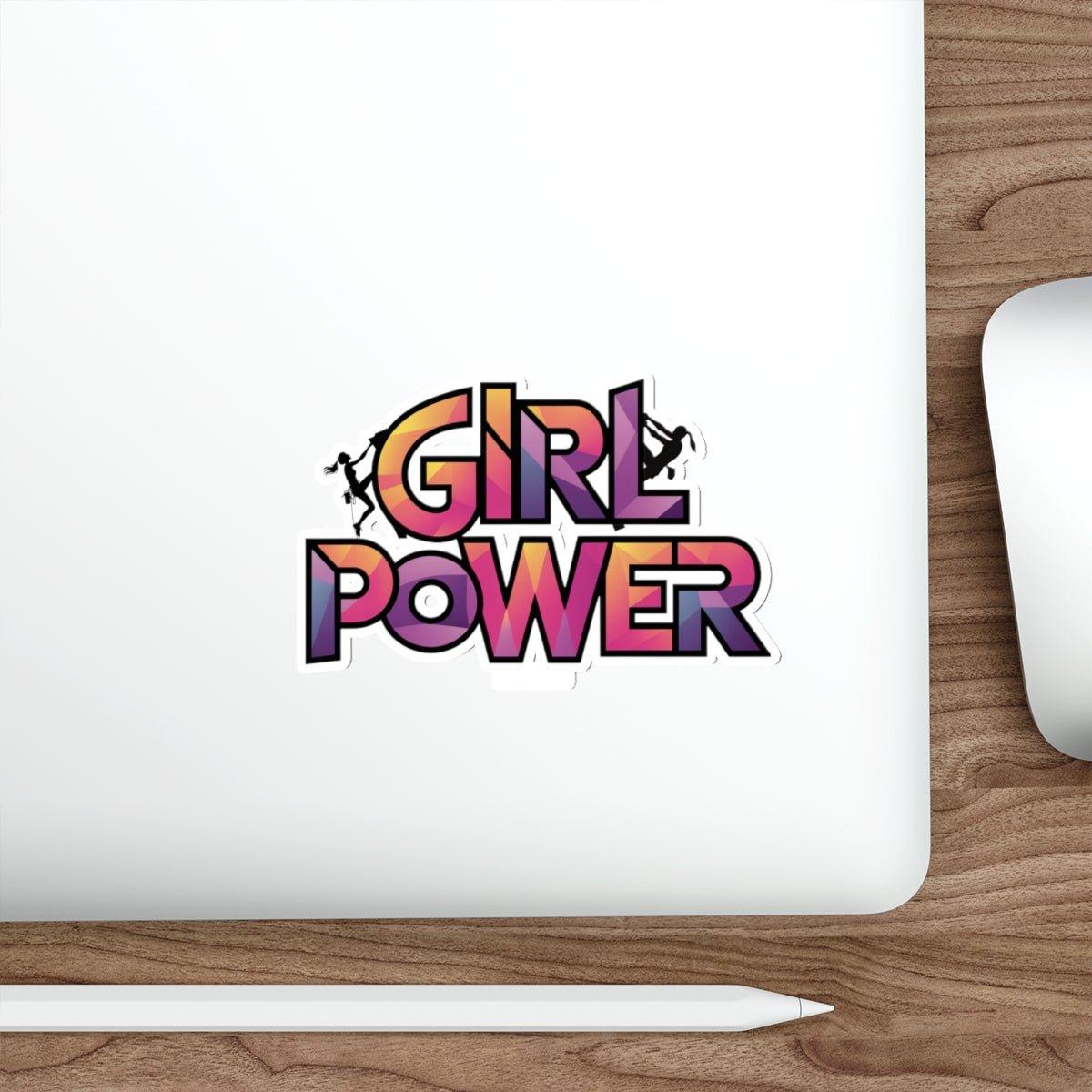 Girl Power Climbing Sticker - Dyno Sky