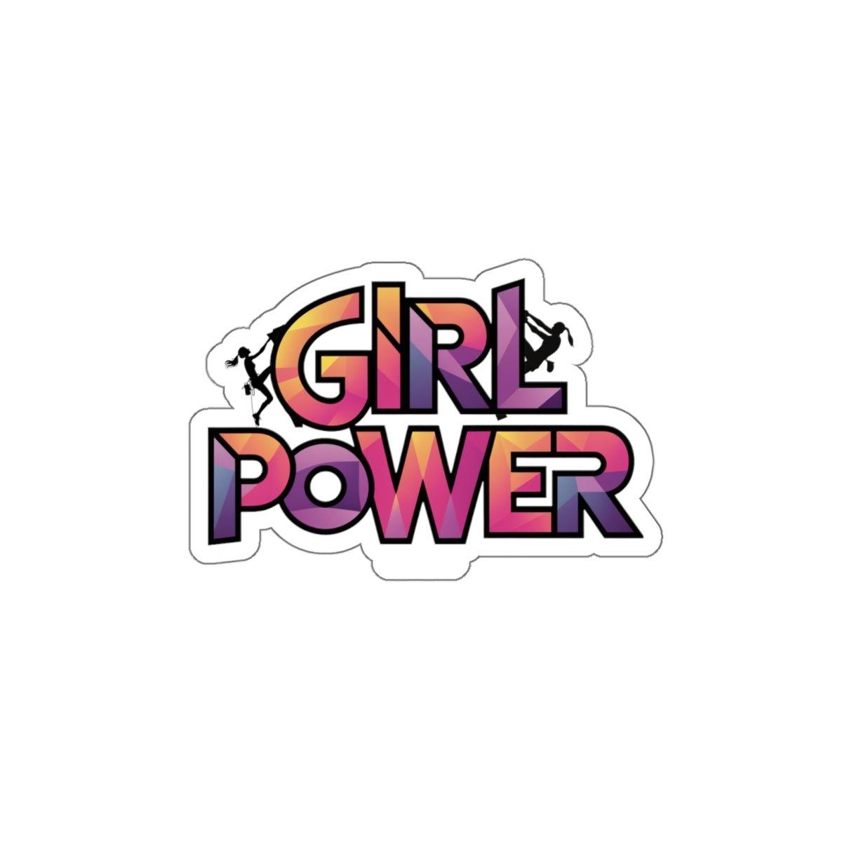 Girl Power Climbing Sticker - Dyno Sky