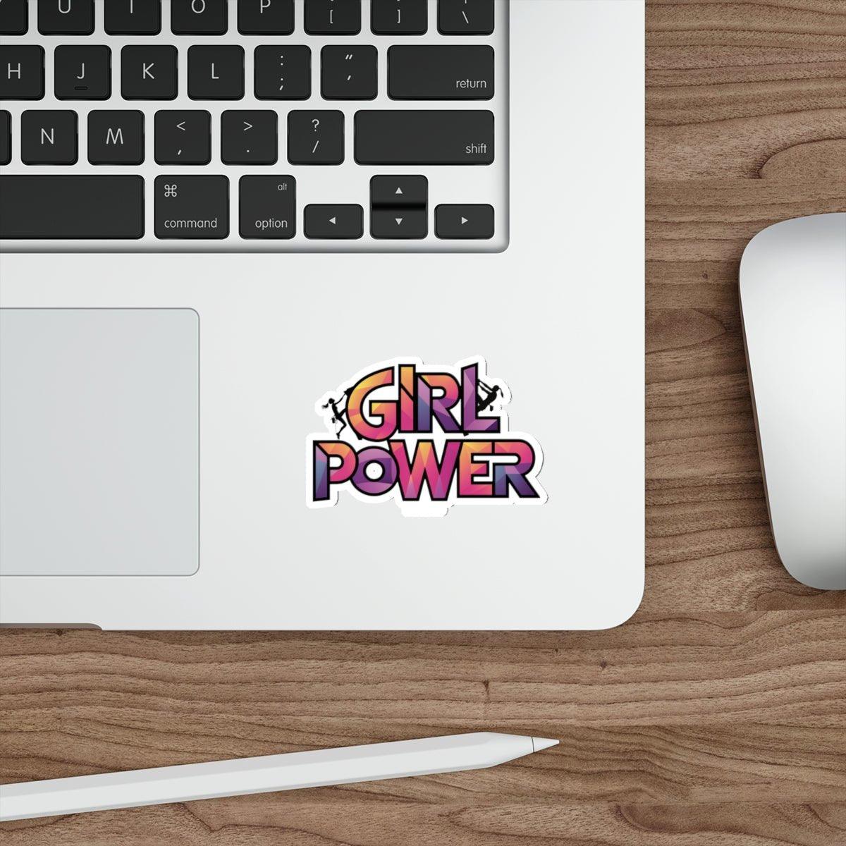 Girl Power Climbing Sticker - Dyno Sky