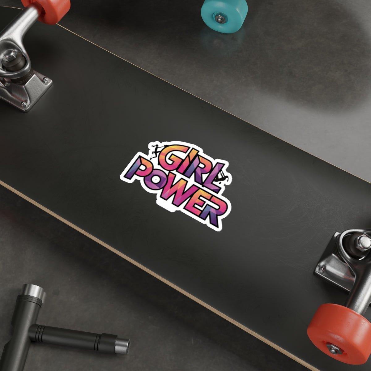 Girl Power Climbing Sticker - Dyno Sky