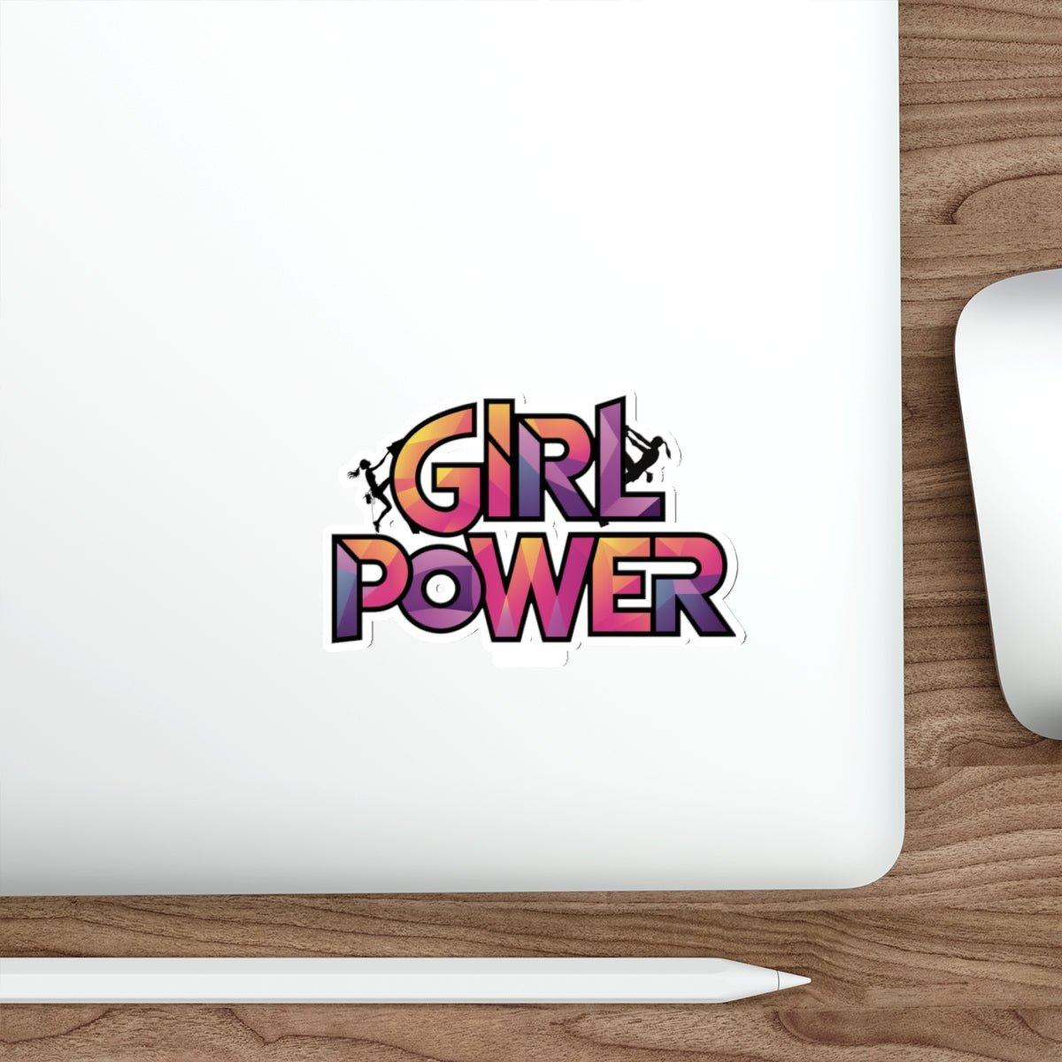 Girl Power Climbing Sticker - Dyno Sky