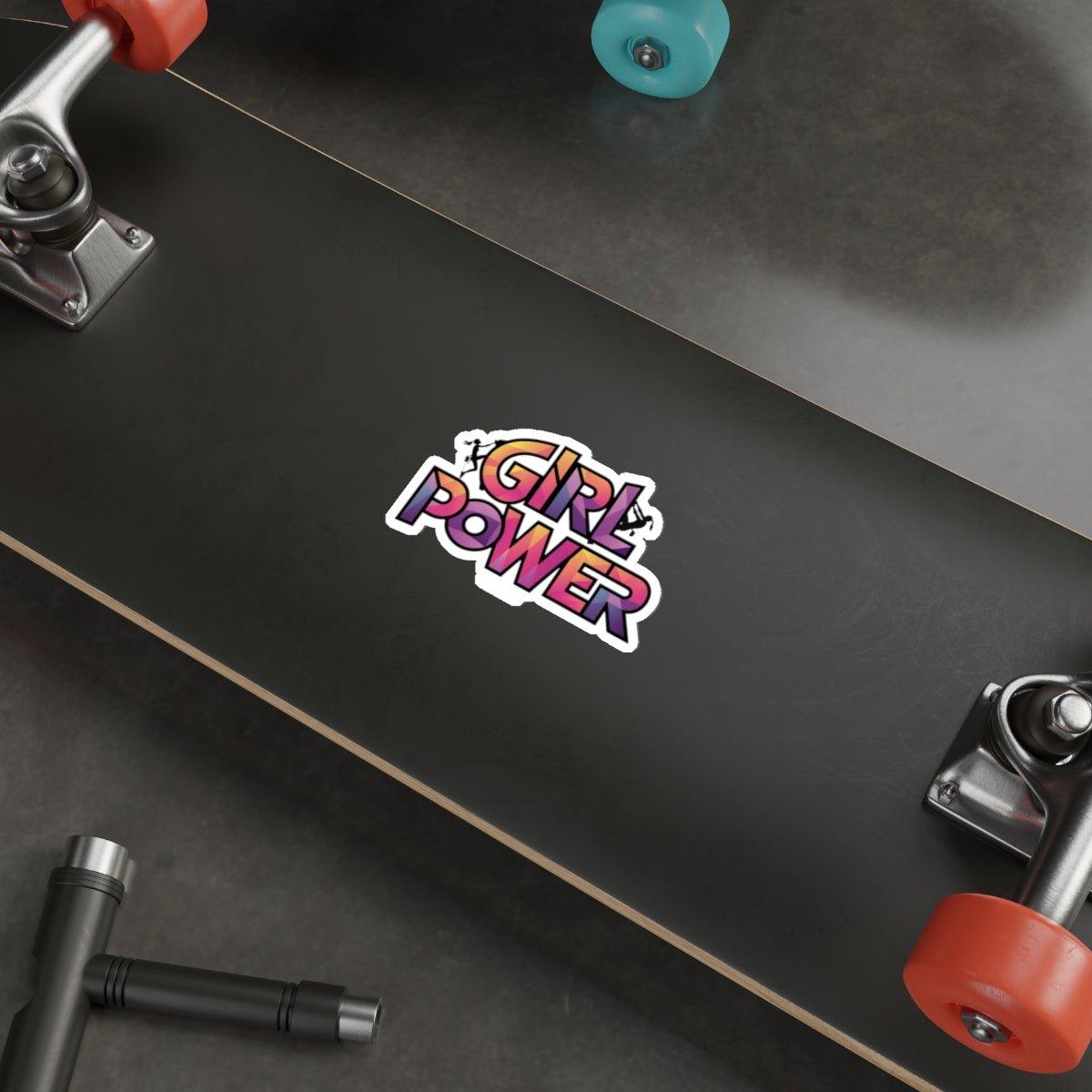 Girl Power Climbing Sticker - Dyno Sky