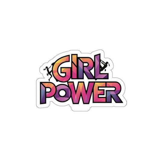 Girl Power Climbing Sticker - Dyno Sky
