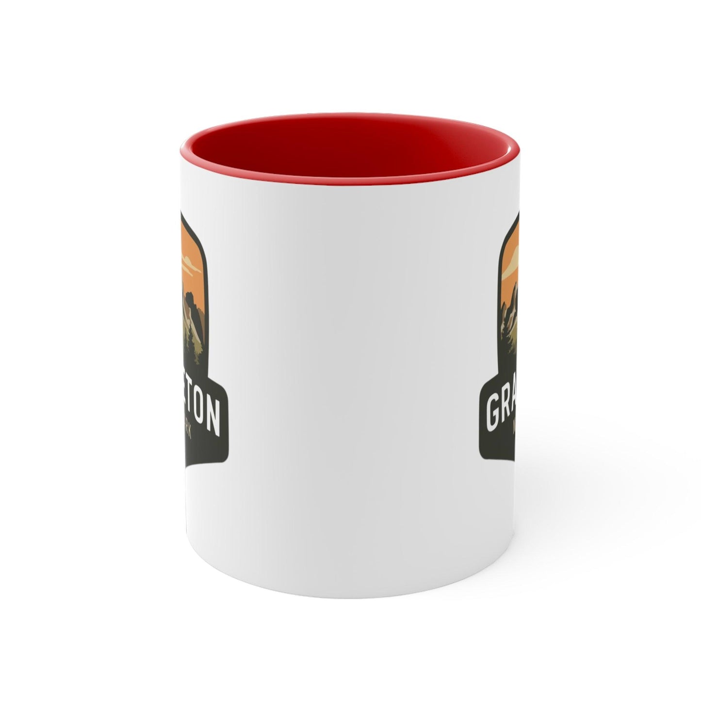 Grand Teton Ceramic Two - Tone Mug - Dyno Sky