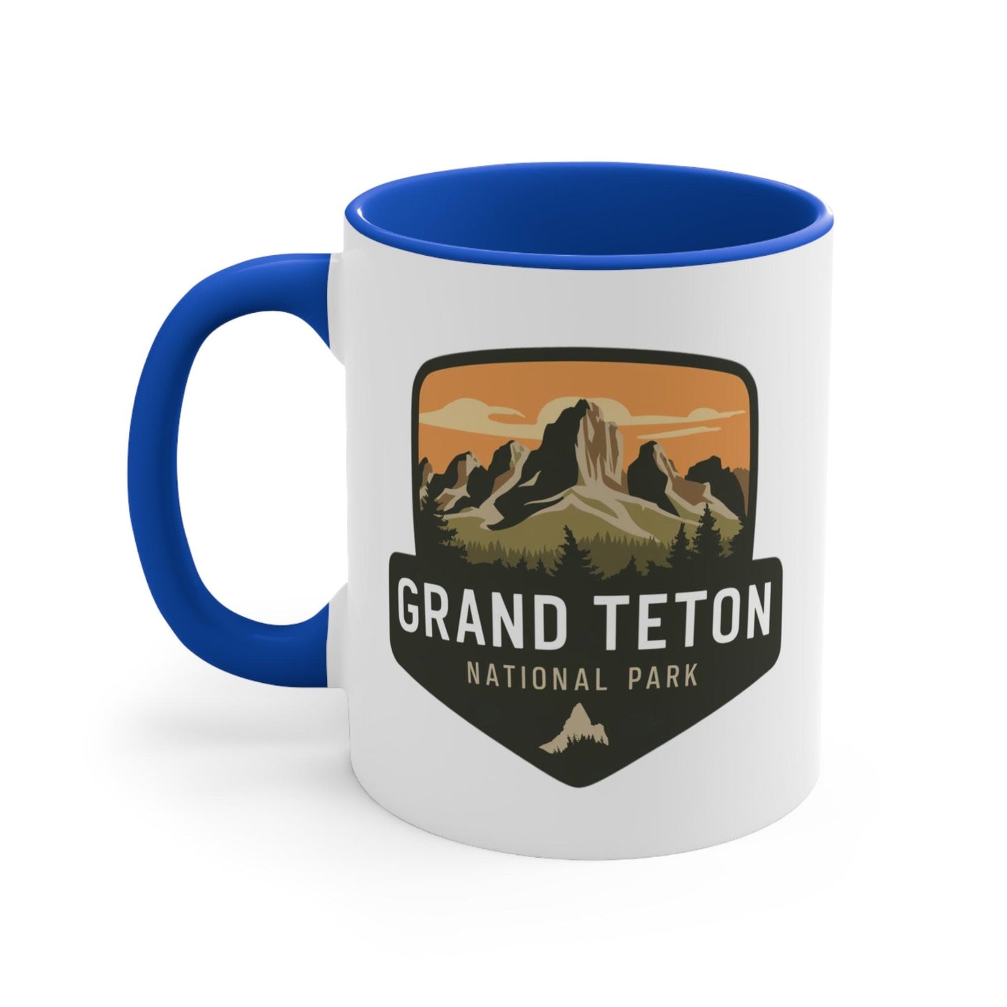 Grand Teton Ceramic Two - Tone Mug - Dyno Sky