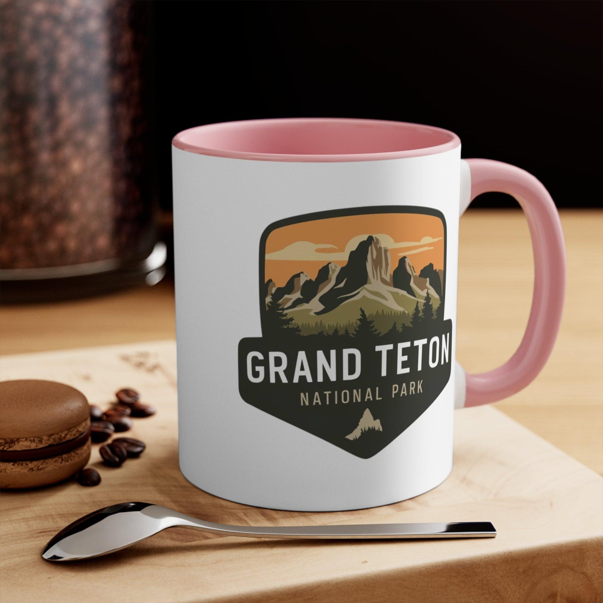 Grand Teton Ceramic Two - Tone Mug - Dyno Sky