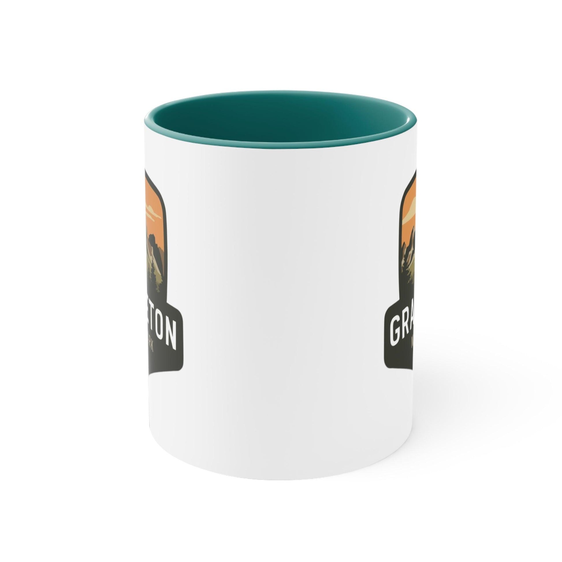 Grand Teton Ceramic Two - Tone Mug - Dyno Sky