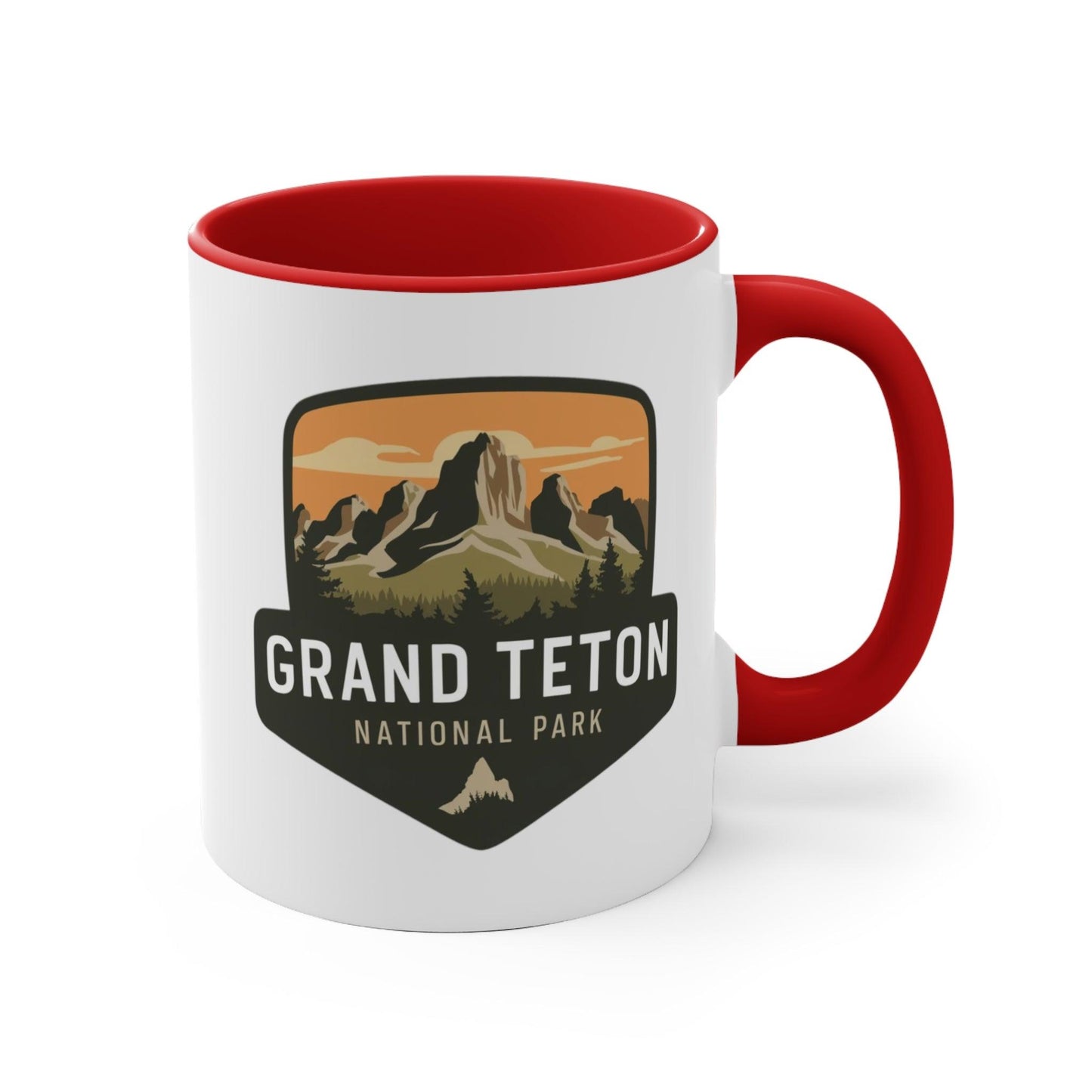 Grand Teton Ceramic Two - Tone Mug - Dyno Sky