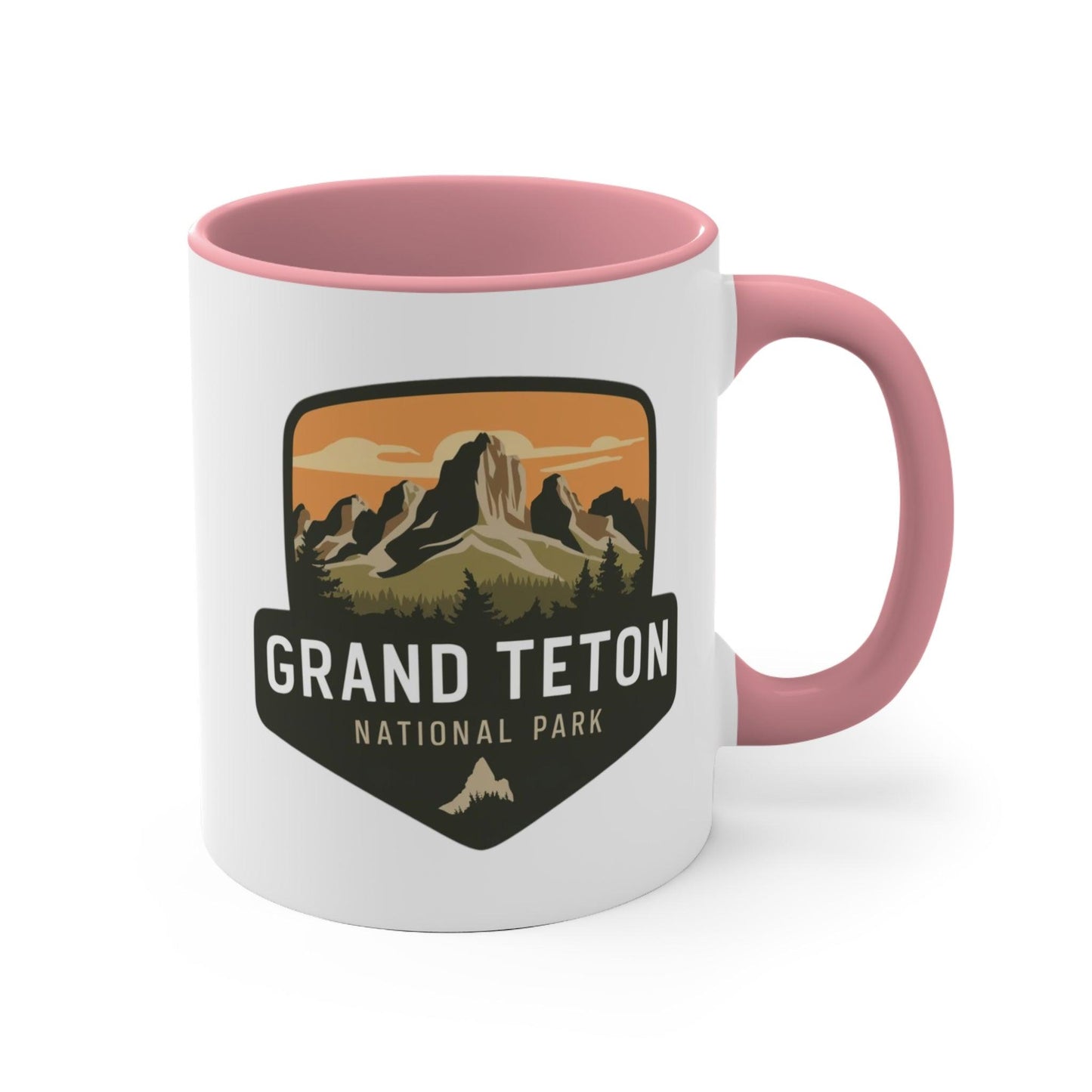 Grand Teton Ceramic Two - Tone Mug - Dyno Sky