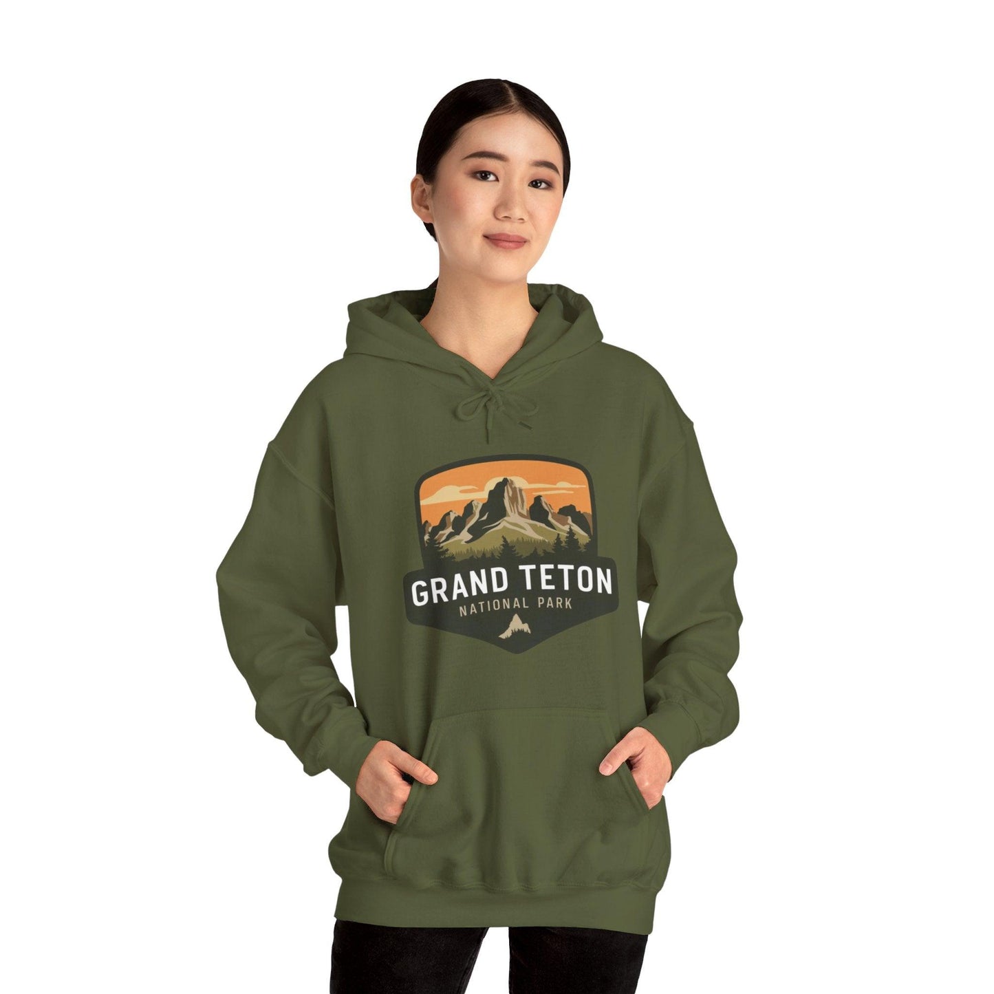 Grand Teton Hooded Sweatshirt - Dyno Sky