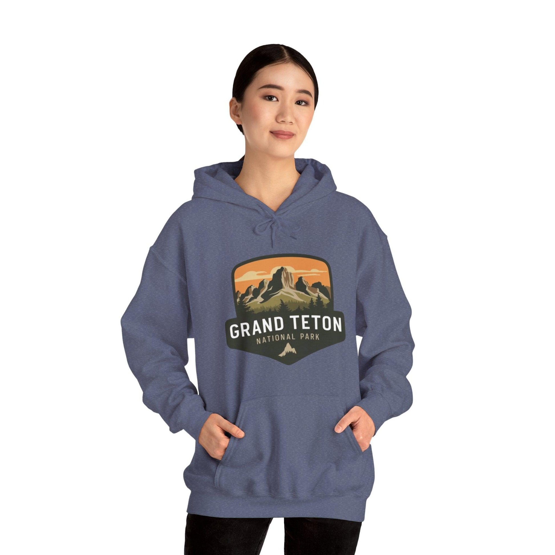 Grand Teton Hooded Sweatshirt - Dyno Sky