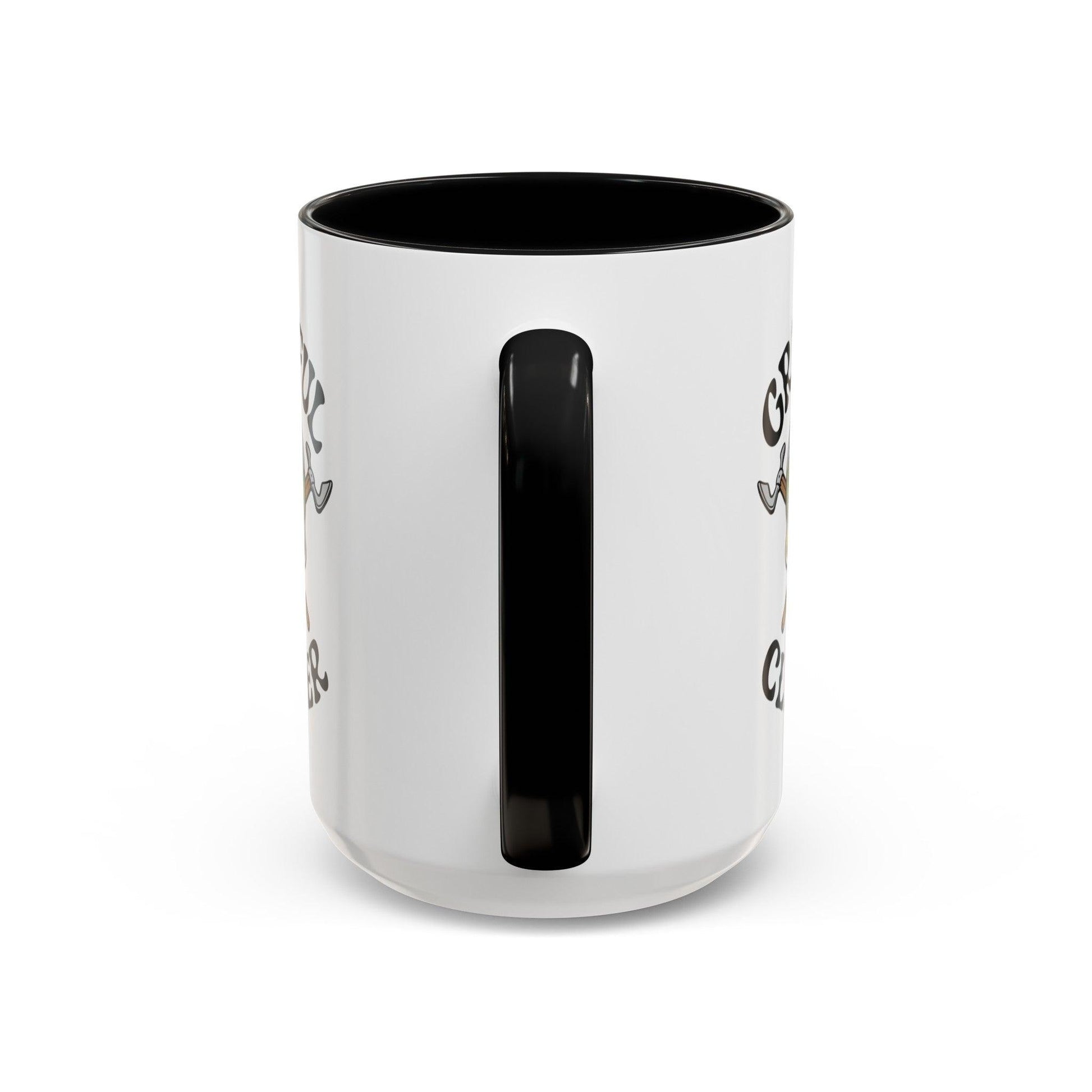 Grateful Climber Accent Coffee Mug - Dyno Sky