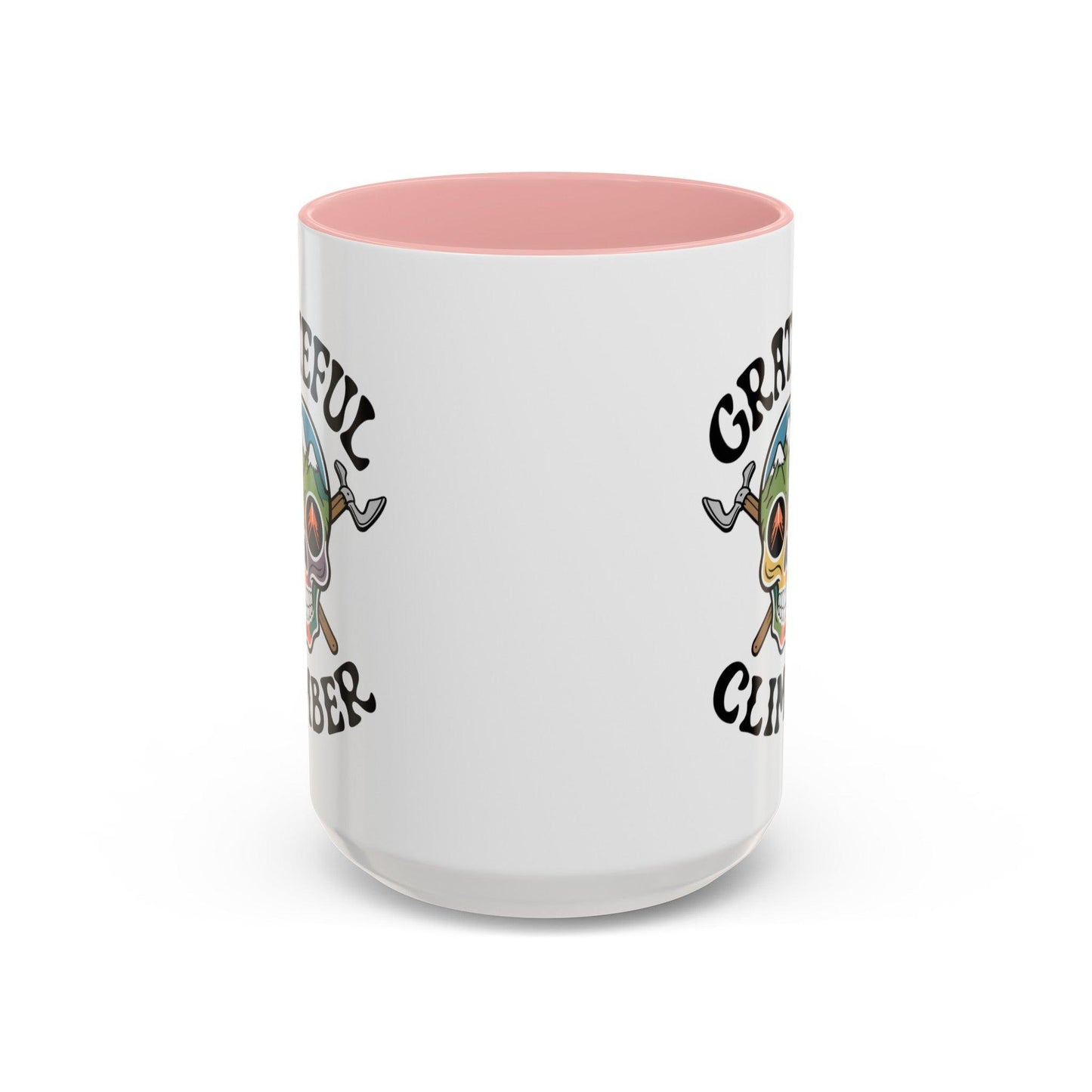 Grateful Climber Accent Coffee Mug - Dyno Sky