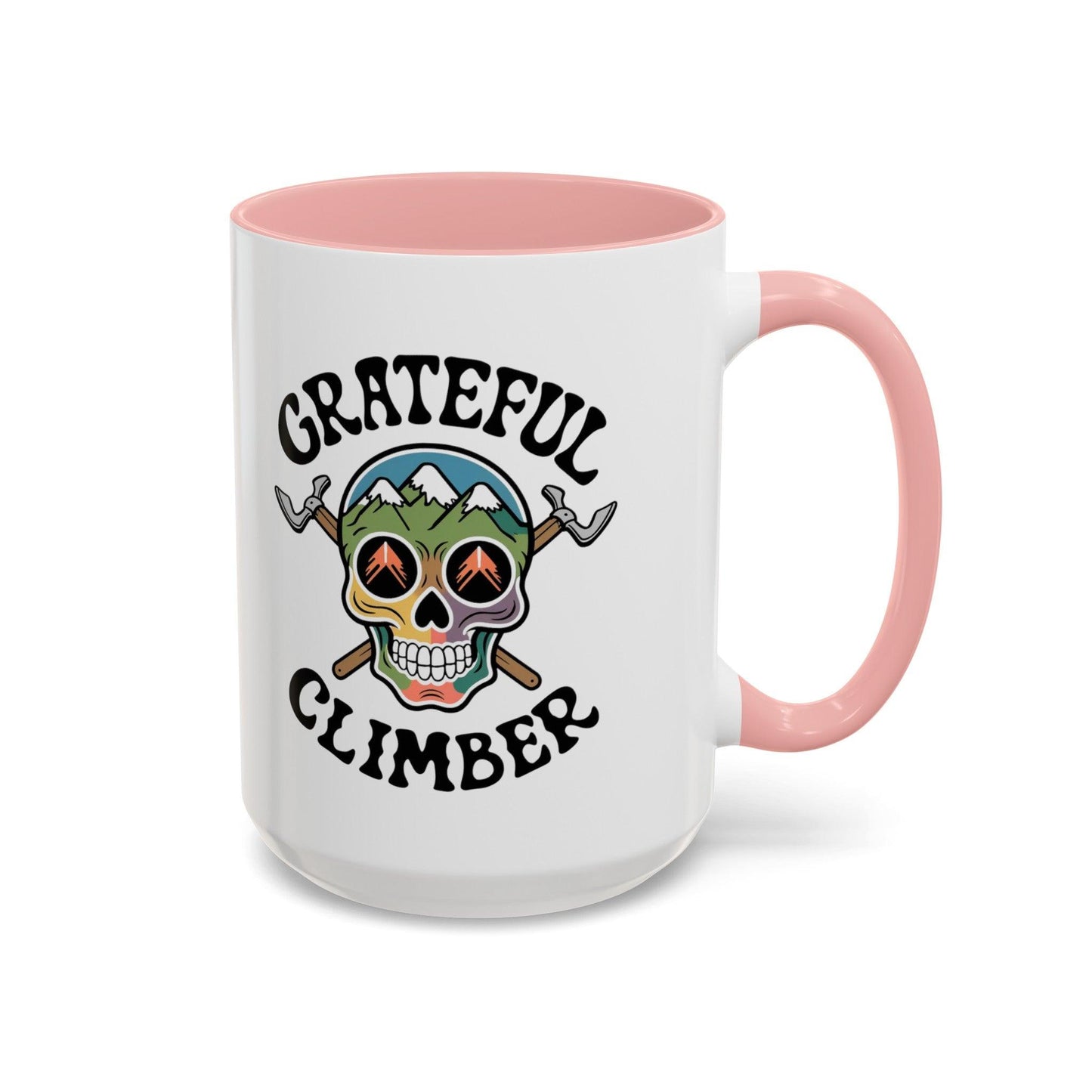 Grateful Climber Accent Coffee Mug - Dyno Sky