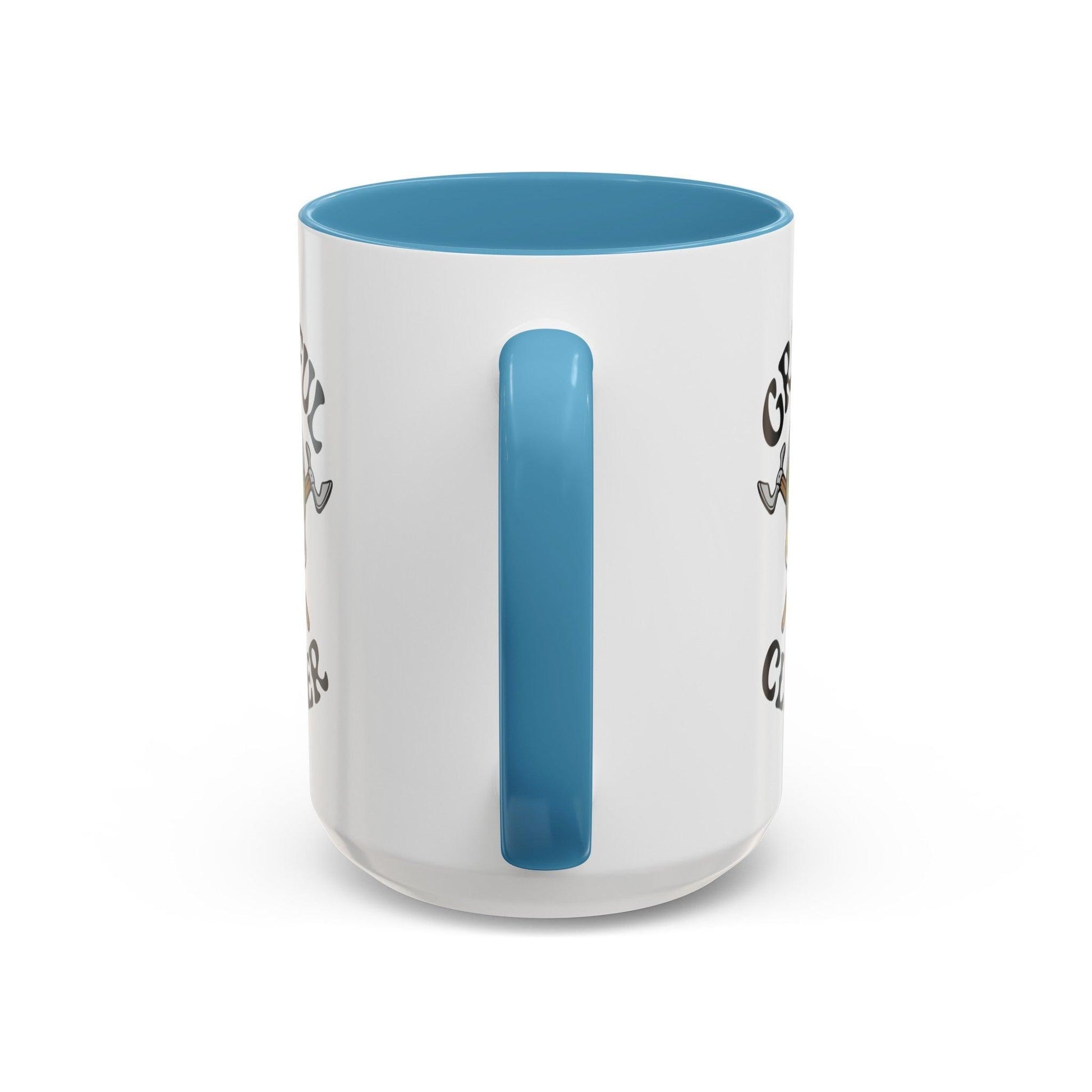 Grateful Climber Accent Coffee Mug - Dyno Sky