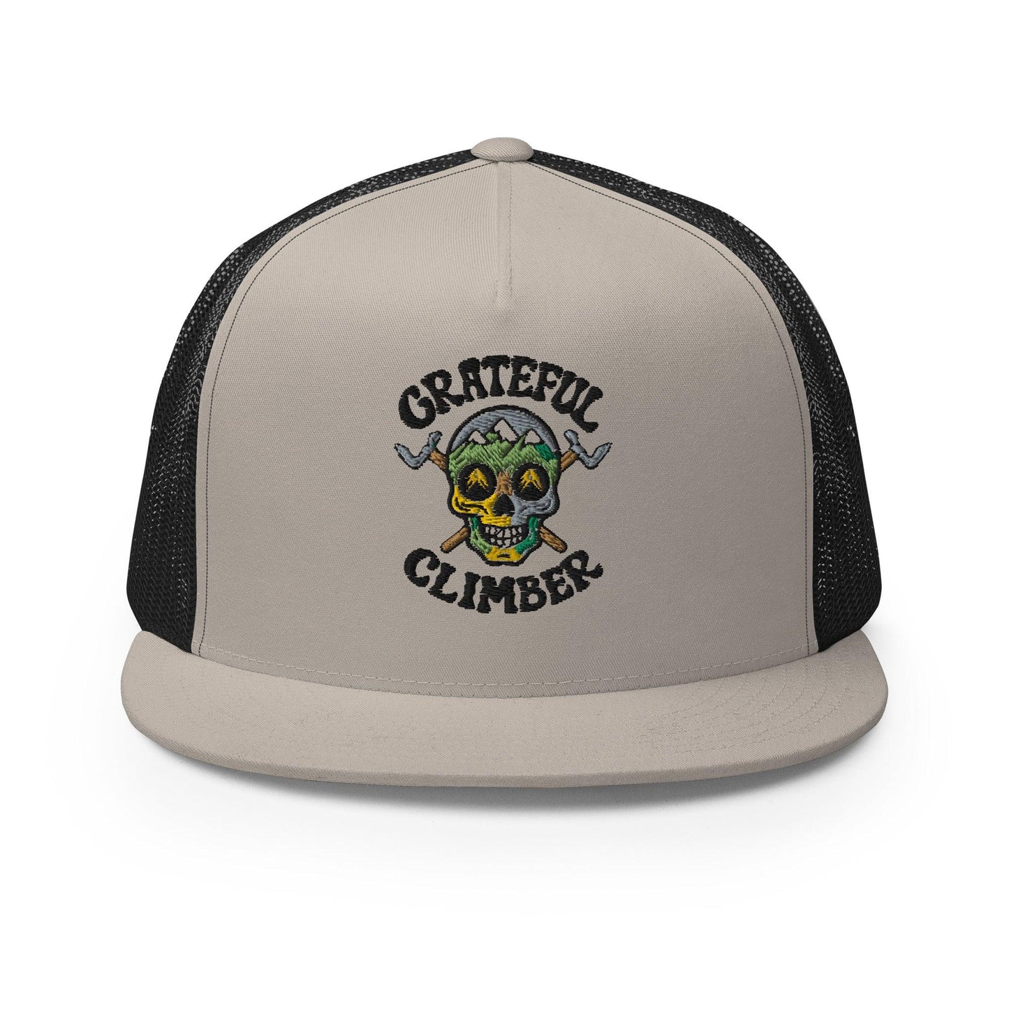 Grateful Climber Embroidered Mesh Cap - Dyno Sky