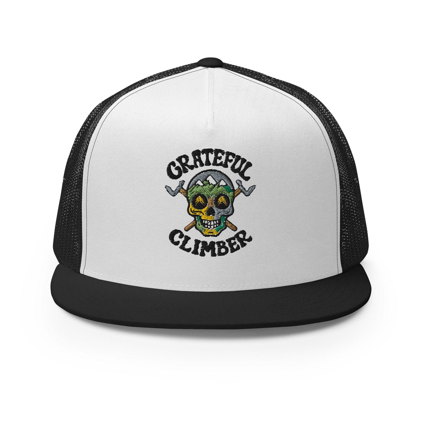 Grateful Climber Embroidered Mesh Cap - Dyno Sky