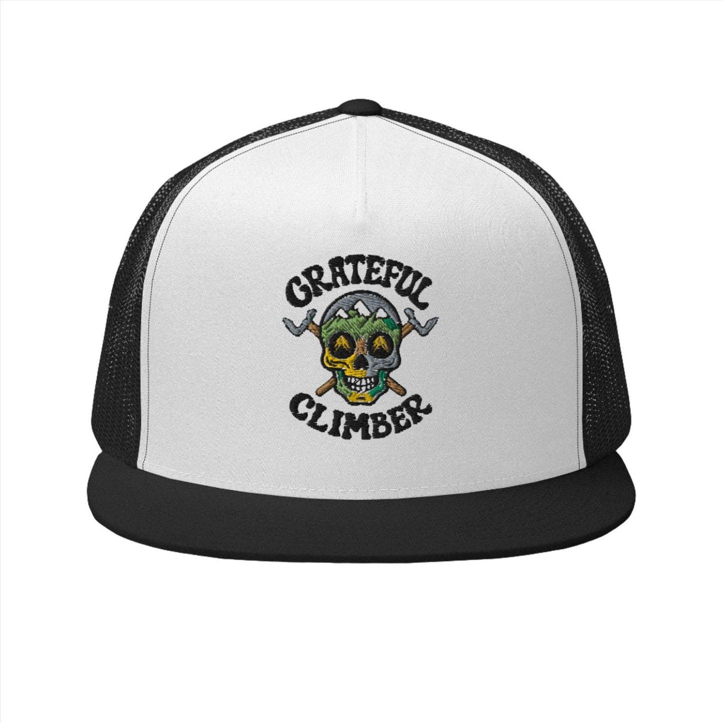 Grateful Climber Embroidered Mesh Cap - Dyno Sky