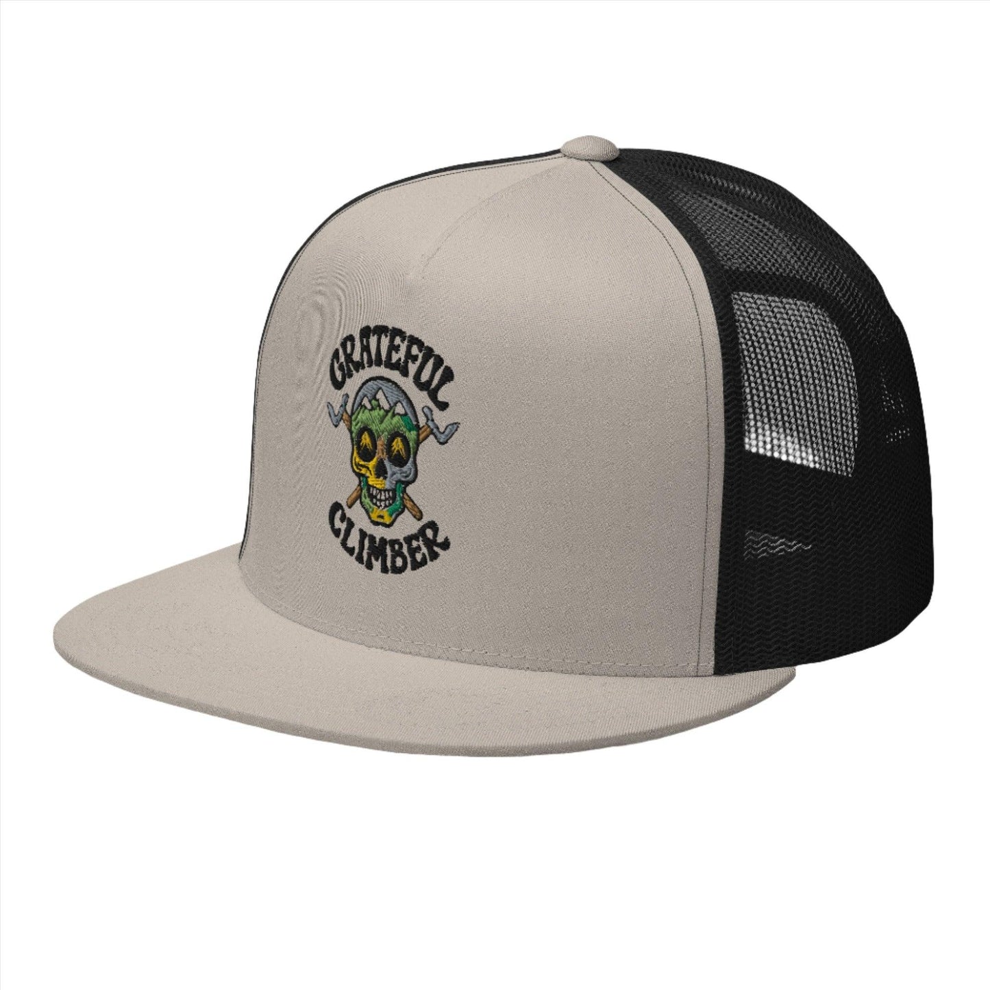 Grateful Climber Embroidered Mesh Cap - Dyno Sky