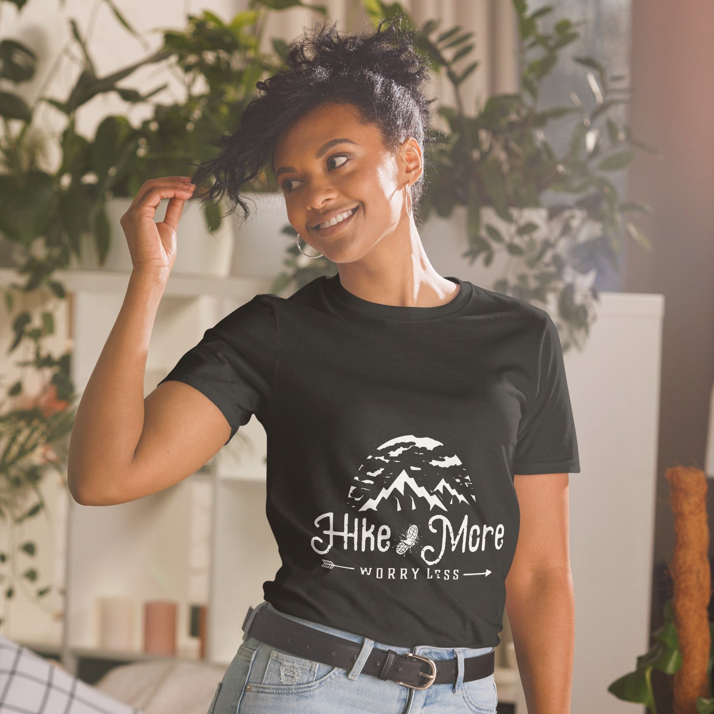 Hike More Worry Less Shirt - Dyno Sky