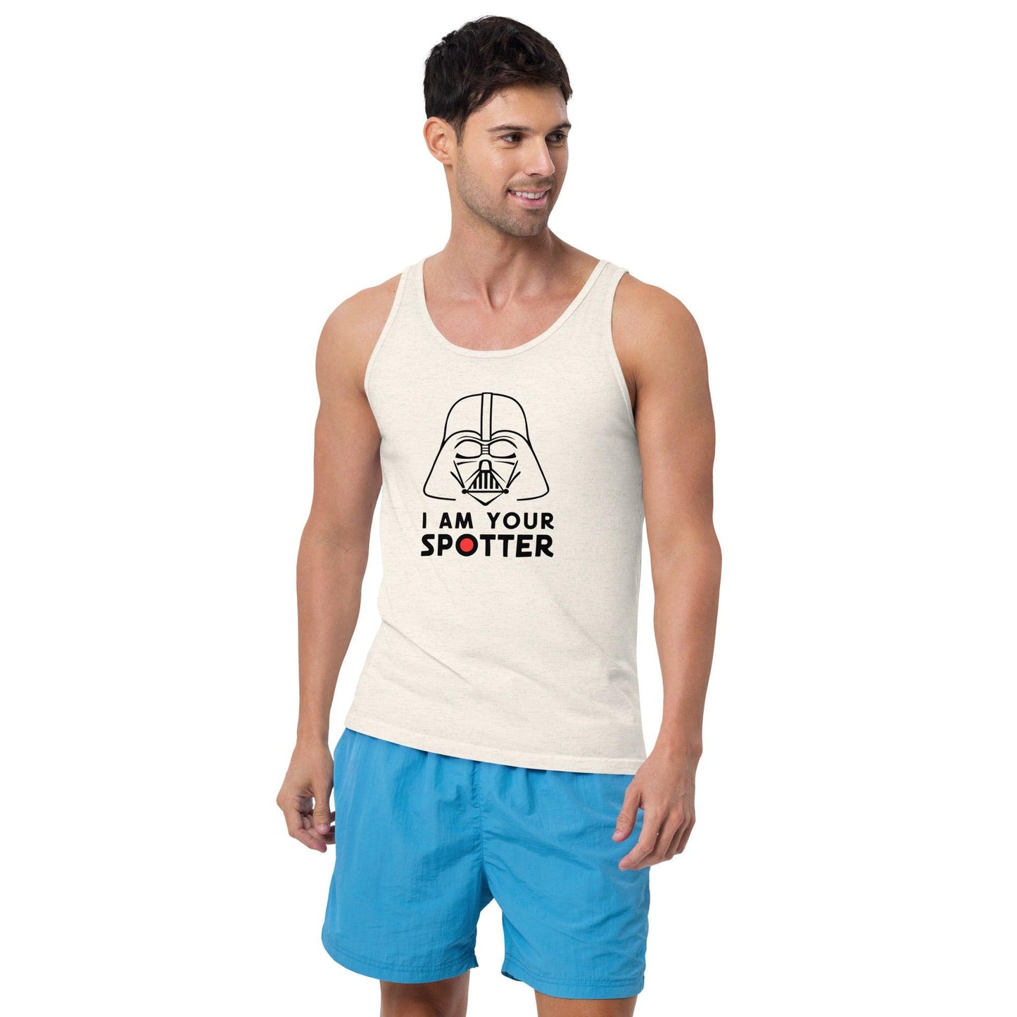 I Am Your Spotter Tank Top - Dyno Sky